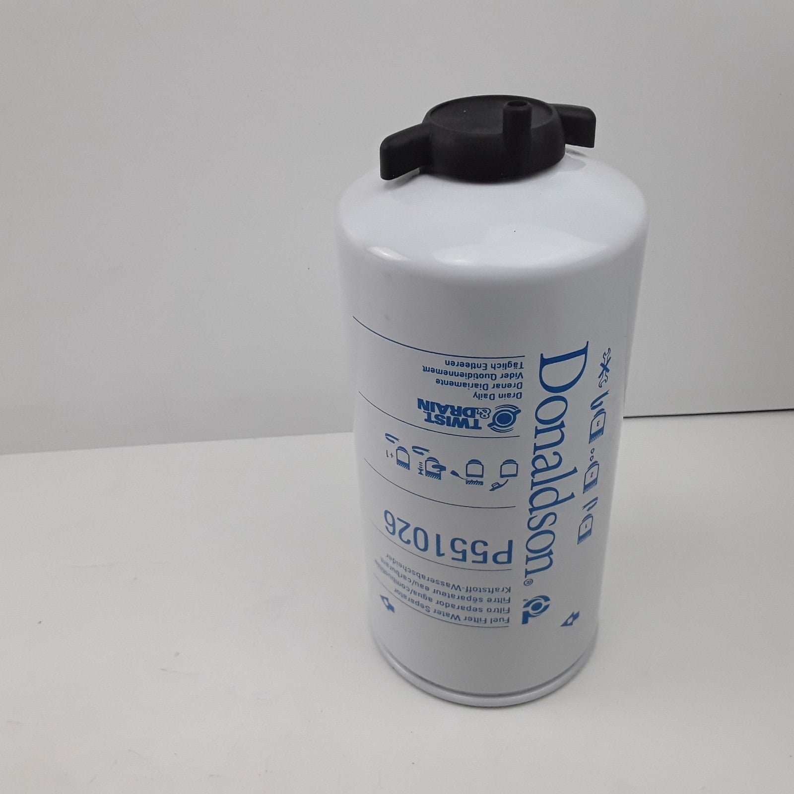 Donaldson P551026 Twist&Drain Fuel Filter - 9.59" Water Separator Type