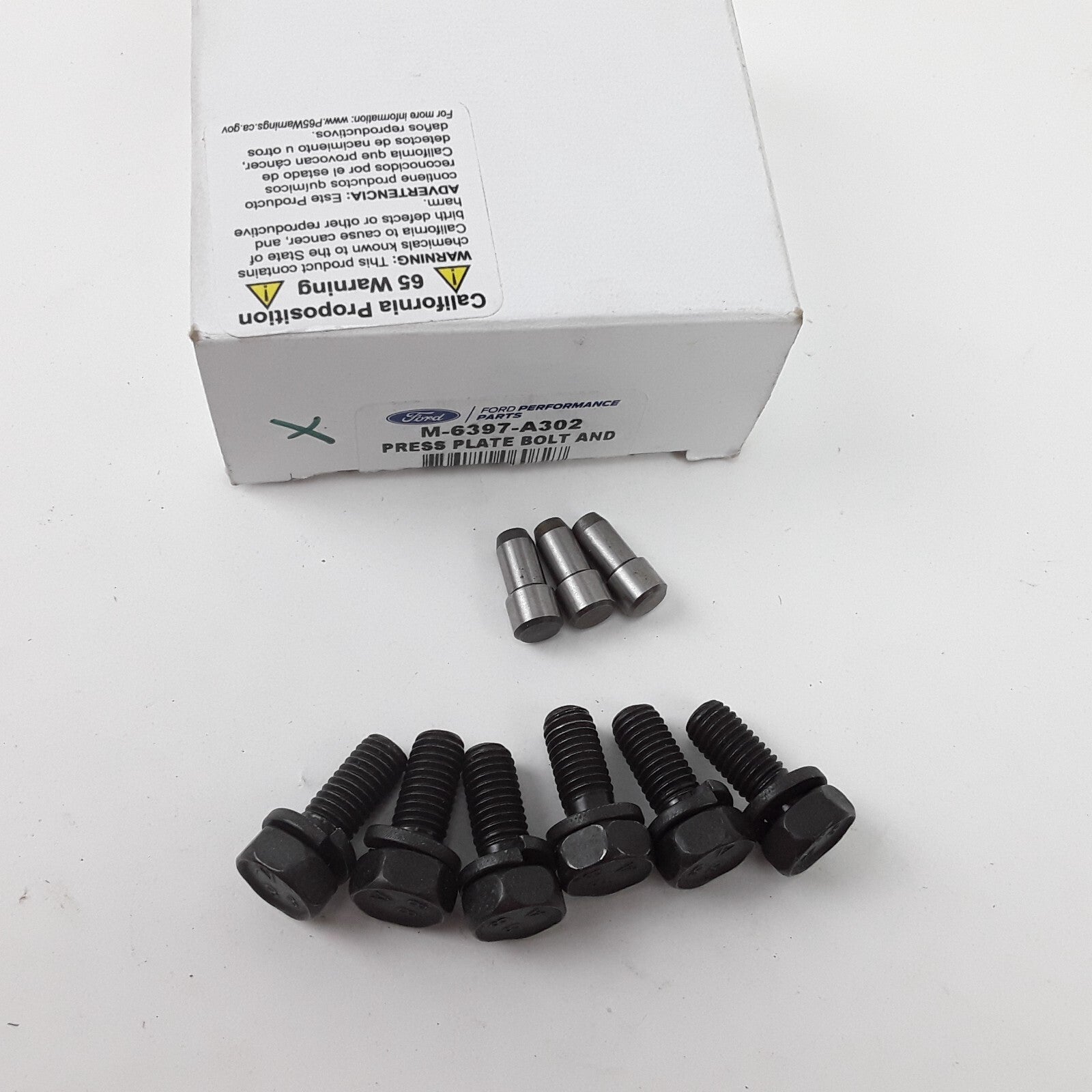 Ford M6397A302 Pressure Plate Bolt and Dowel Kit Fits Ford Mustang (1986-2000)