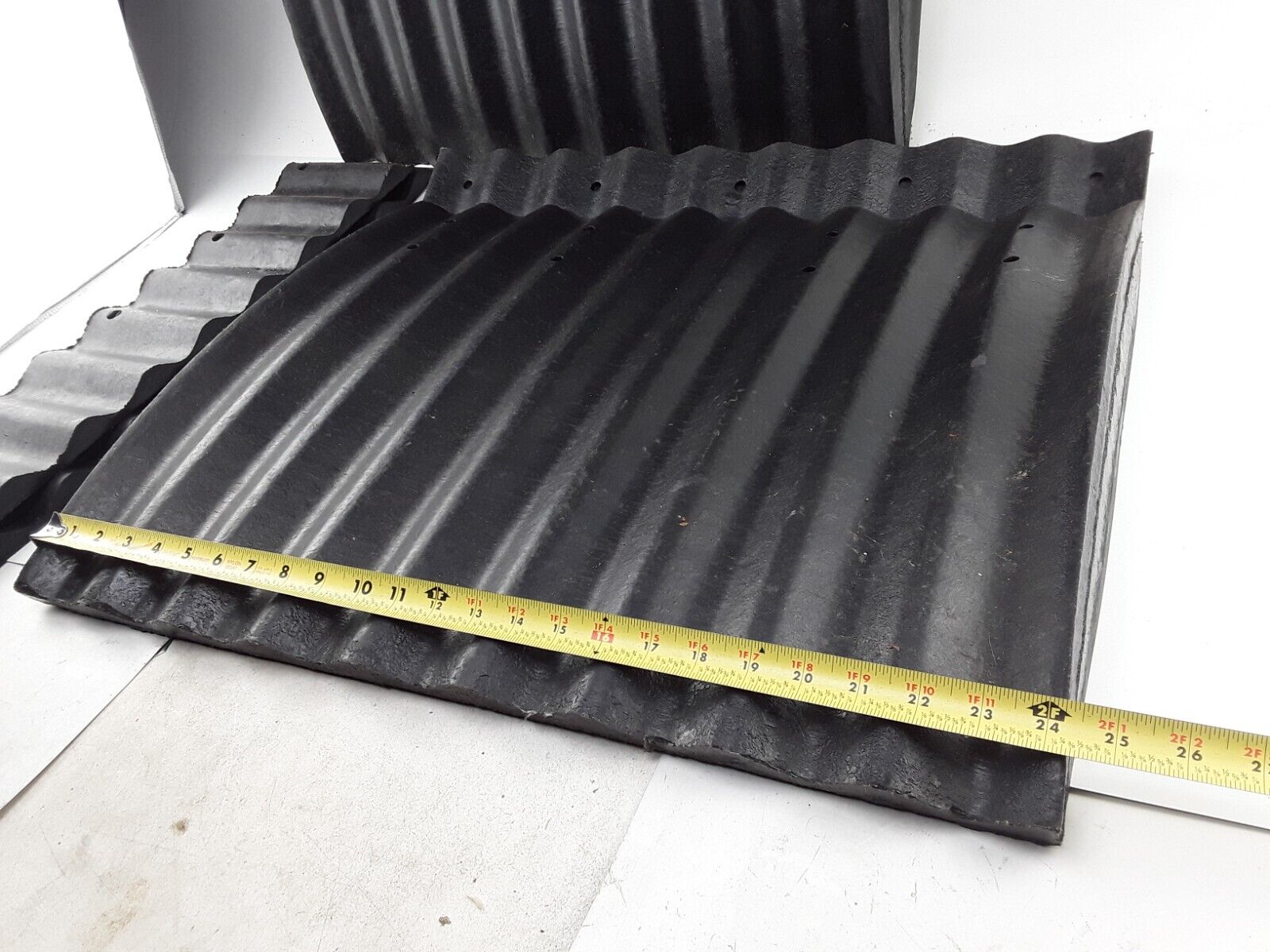 GENUINE Life-Time Pair Set Truck Fenders Black Rubber 22 x 24 inch made in USA - HotCarParts