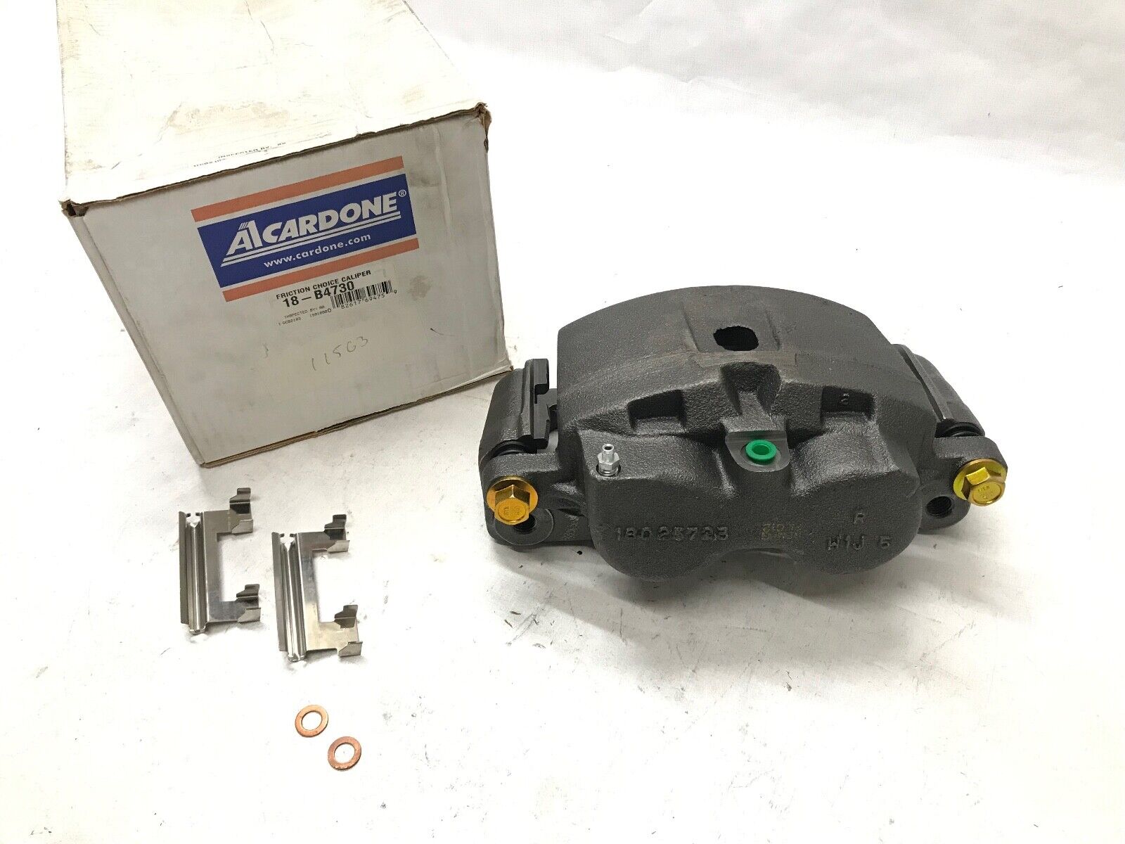 Disc Brake Caliper-Unloaded Caliper with Bracket Front Right Cardone Reman - HotCarParts