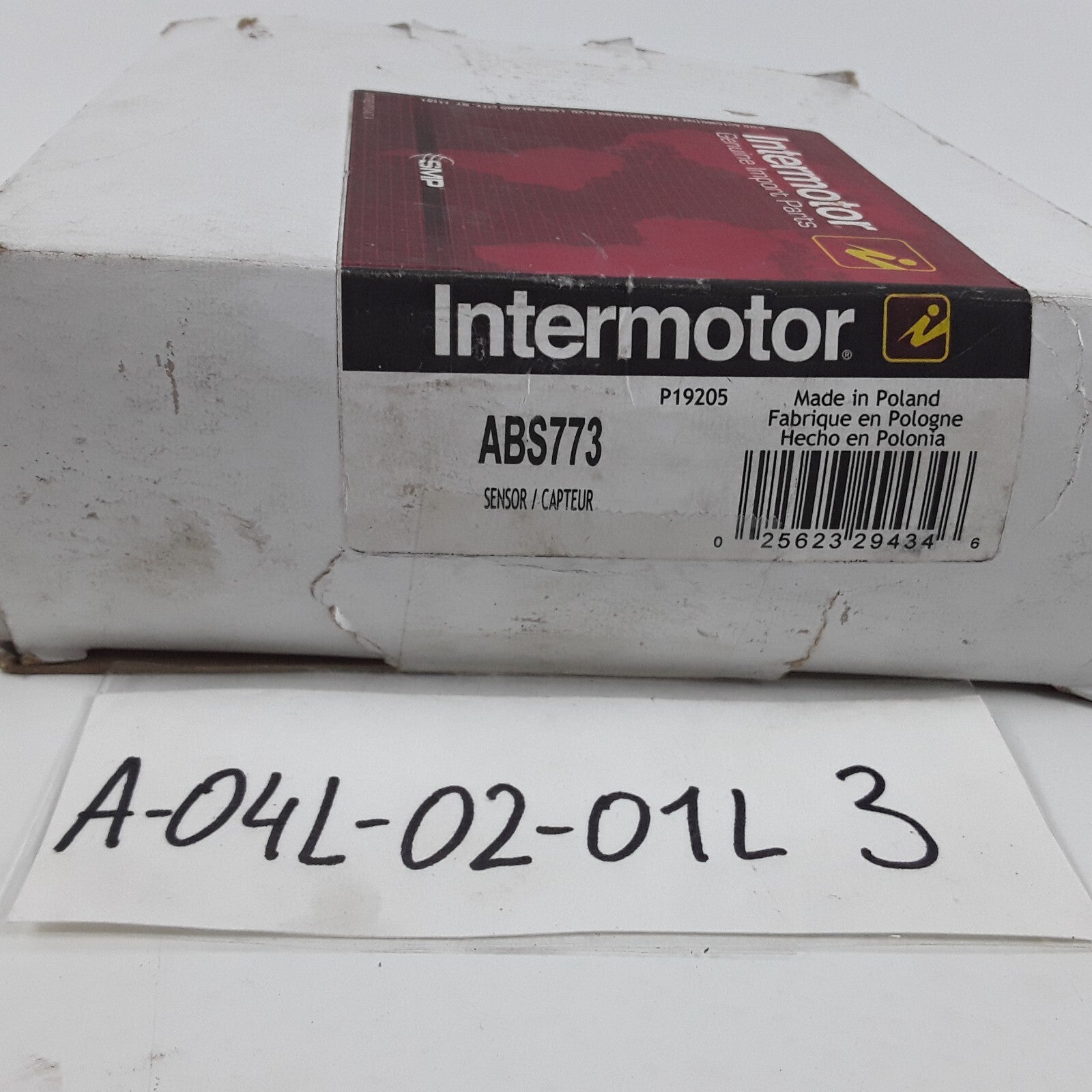 Intermotor ABS Speed Sensor Fits Lexus ES330 ES300 Toyota Camry Solara 2002-2008