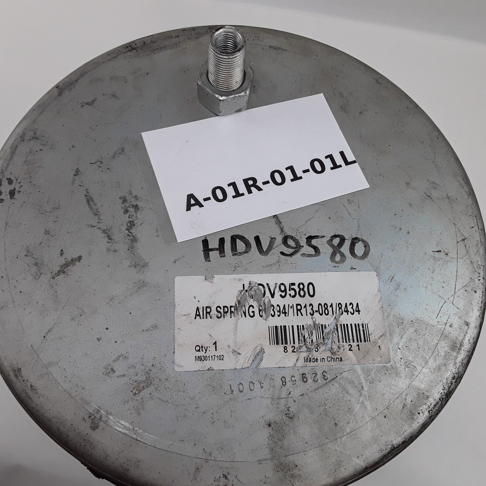 HD Value HDV9580 Single Convoluted Air Spring 64394/1R13-081/843 Alum Base