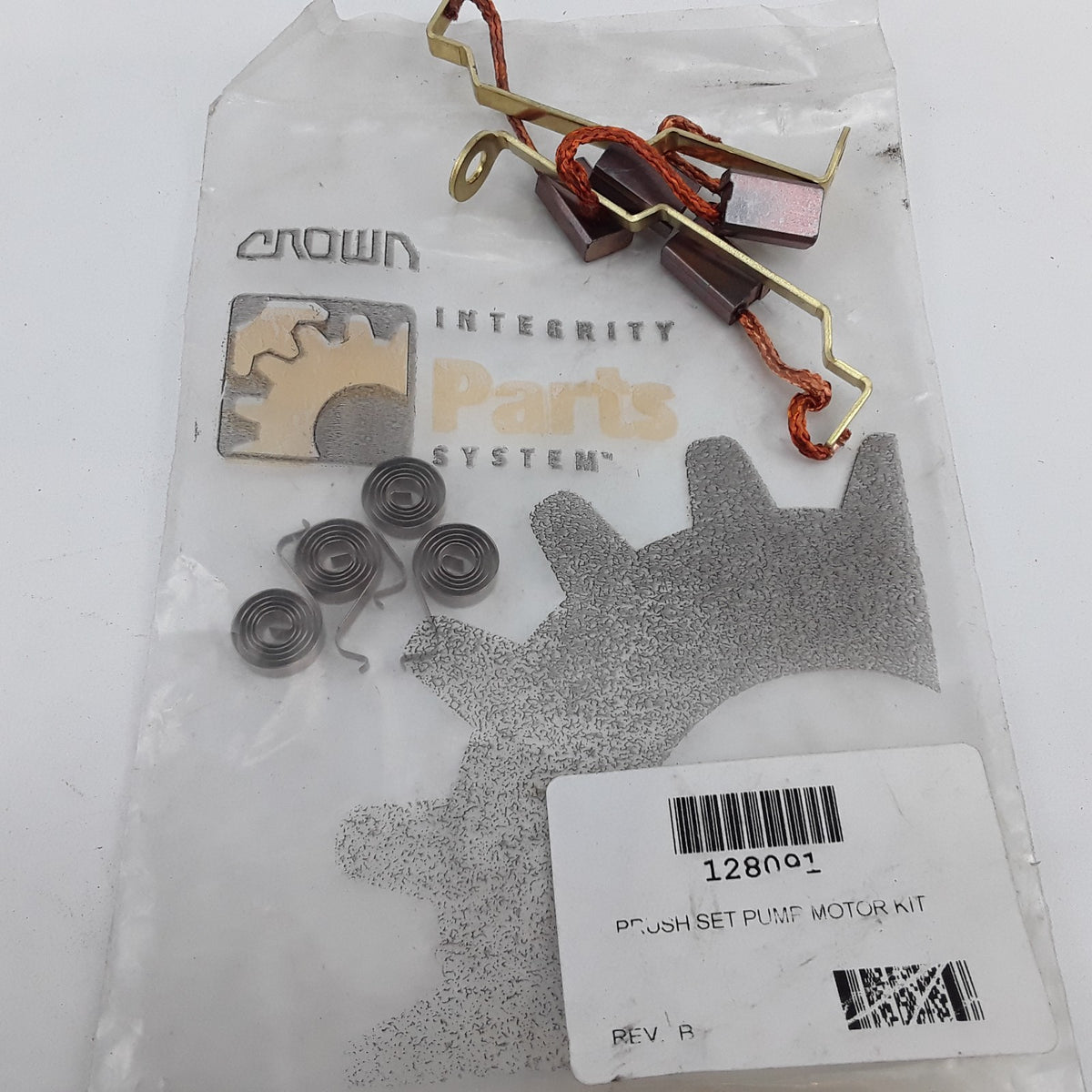 Brush & Spring Kit 128091 For Crown Pallet Jack WP 2300 Equipment