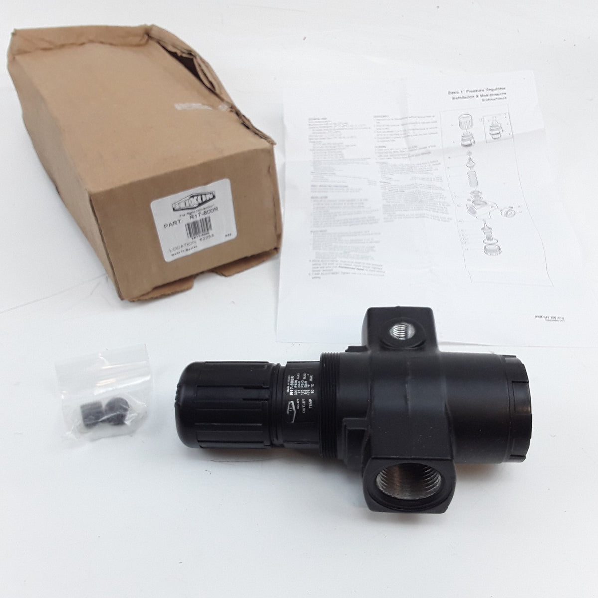 Dixon R17-800R Series 1 FRLs R17 R18-Series Jumbo Regulator Without Gauge