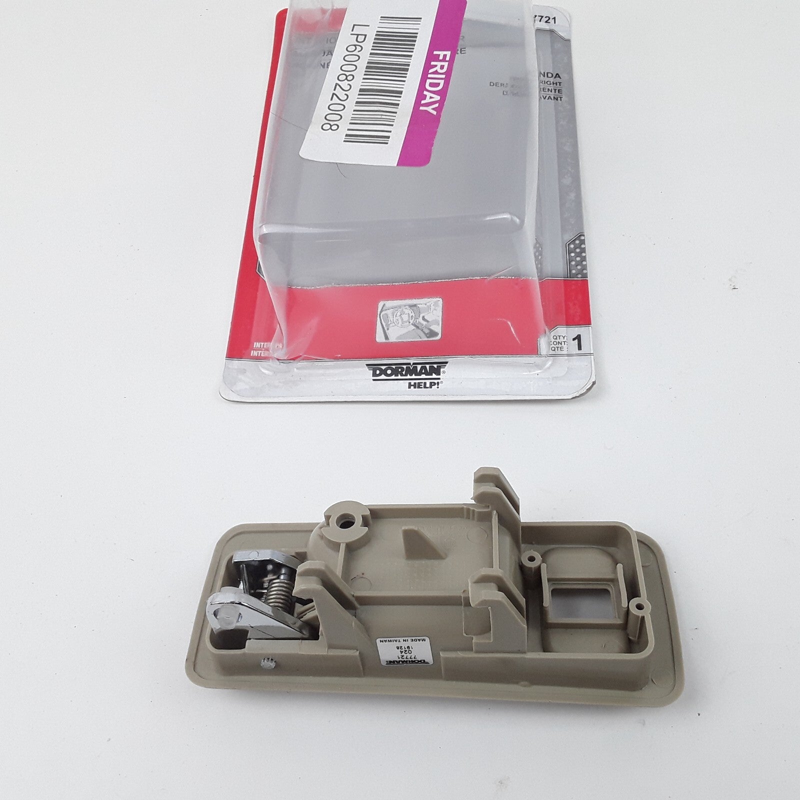 Dorman 77721 Front Right Interior Door Handle Fits Honda Accord (1990 1991-1993)