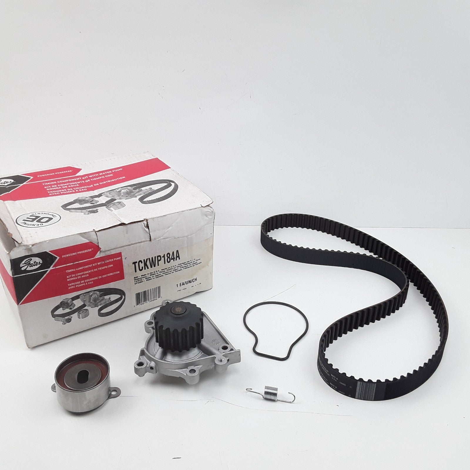 Gates TCKWP184A Engine Timing Belt Kit with Water Pump Fit Acura Integra 1996-01