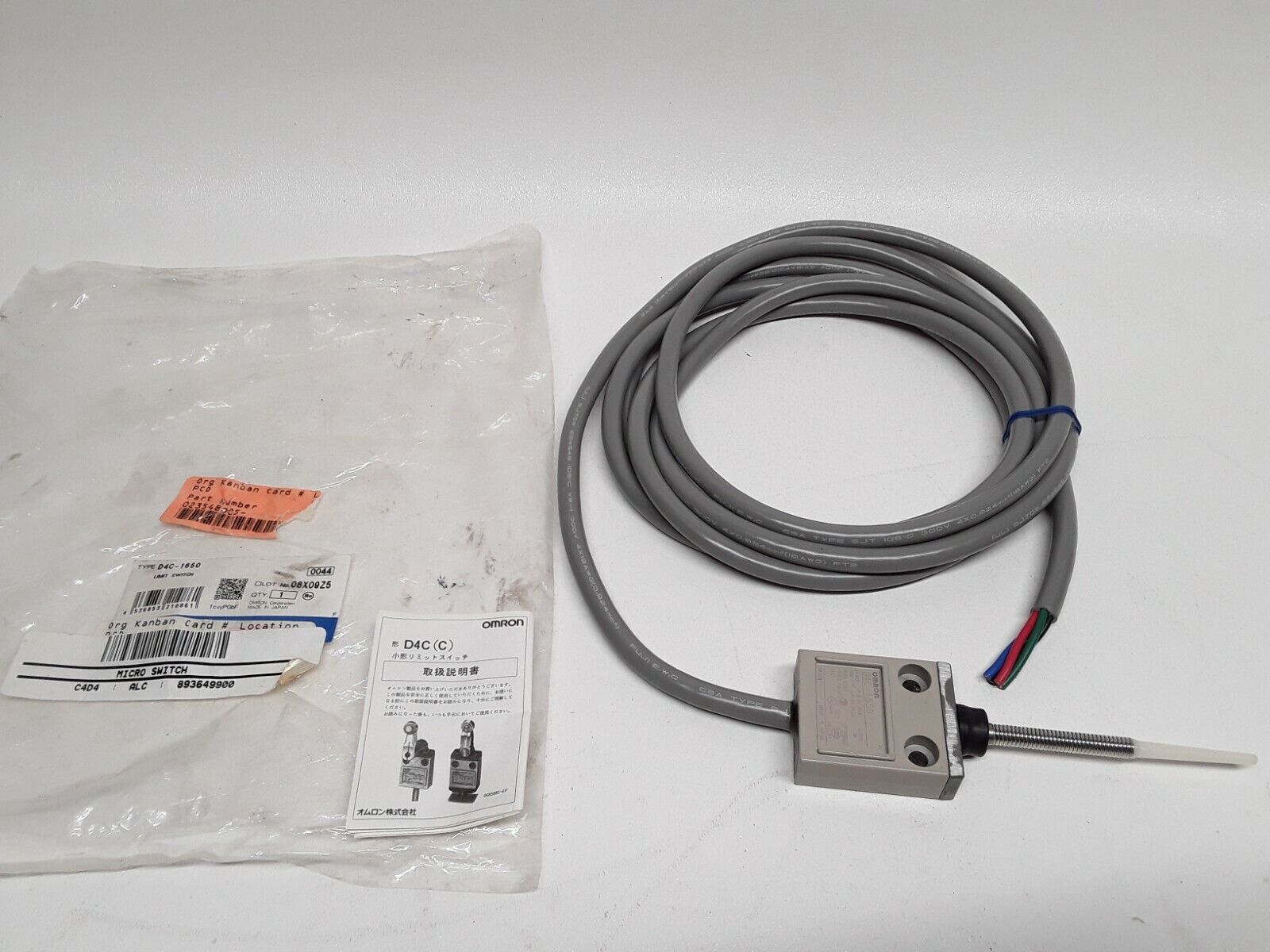 Omron D4C-1650 Industrial Control System made in JAPAN ! Micro Switch 893649900 - HotCarParts