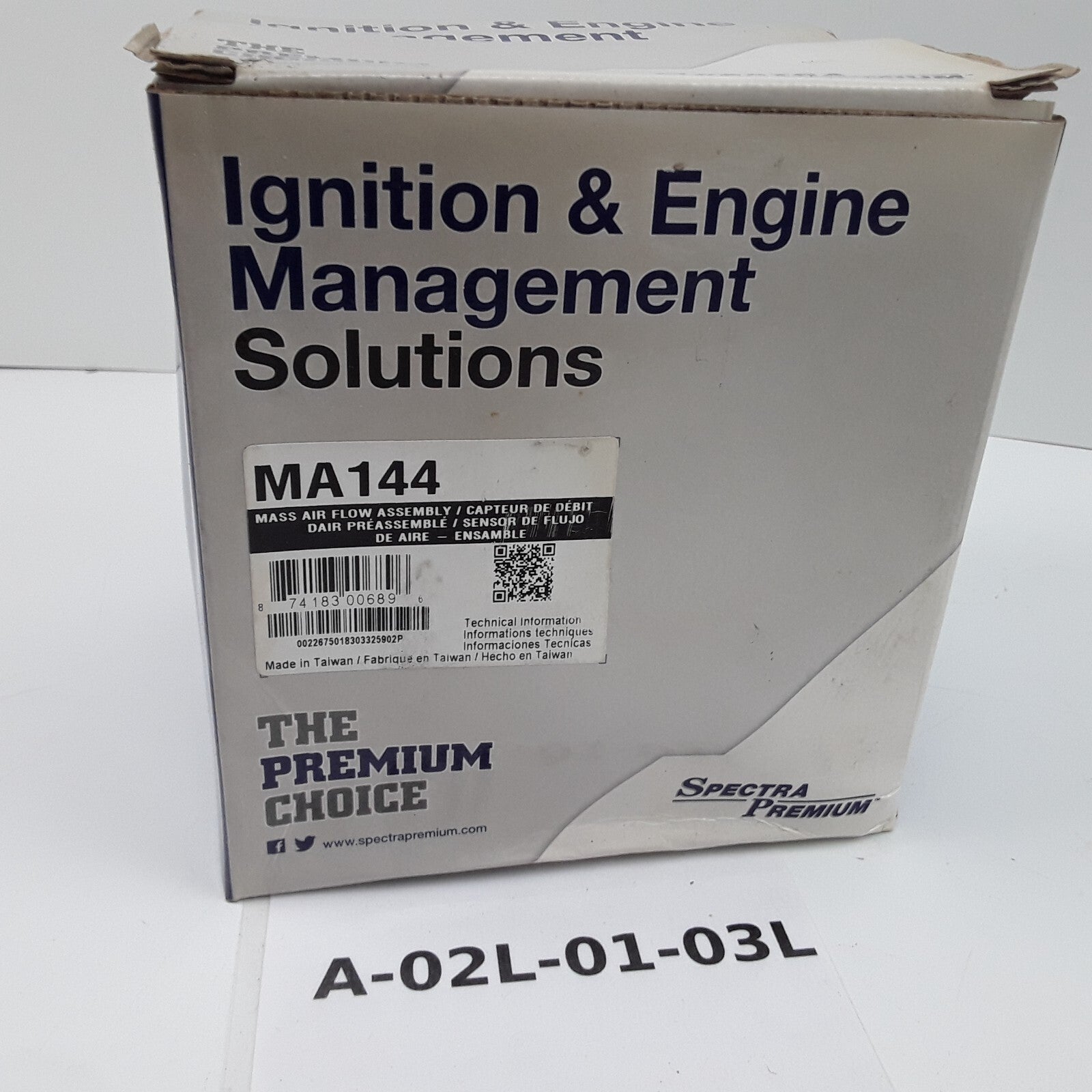 Spectra Premium MA144 Mass Air Flow Sensor Fits Saab 9-3 9-5 (1999 2000-2009)