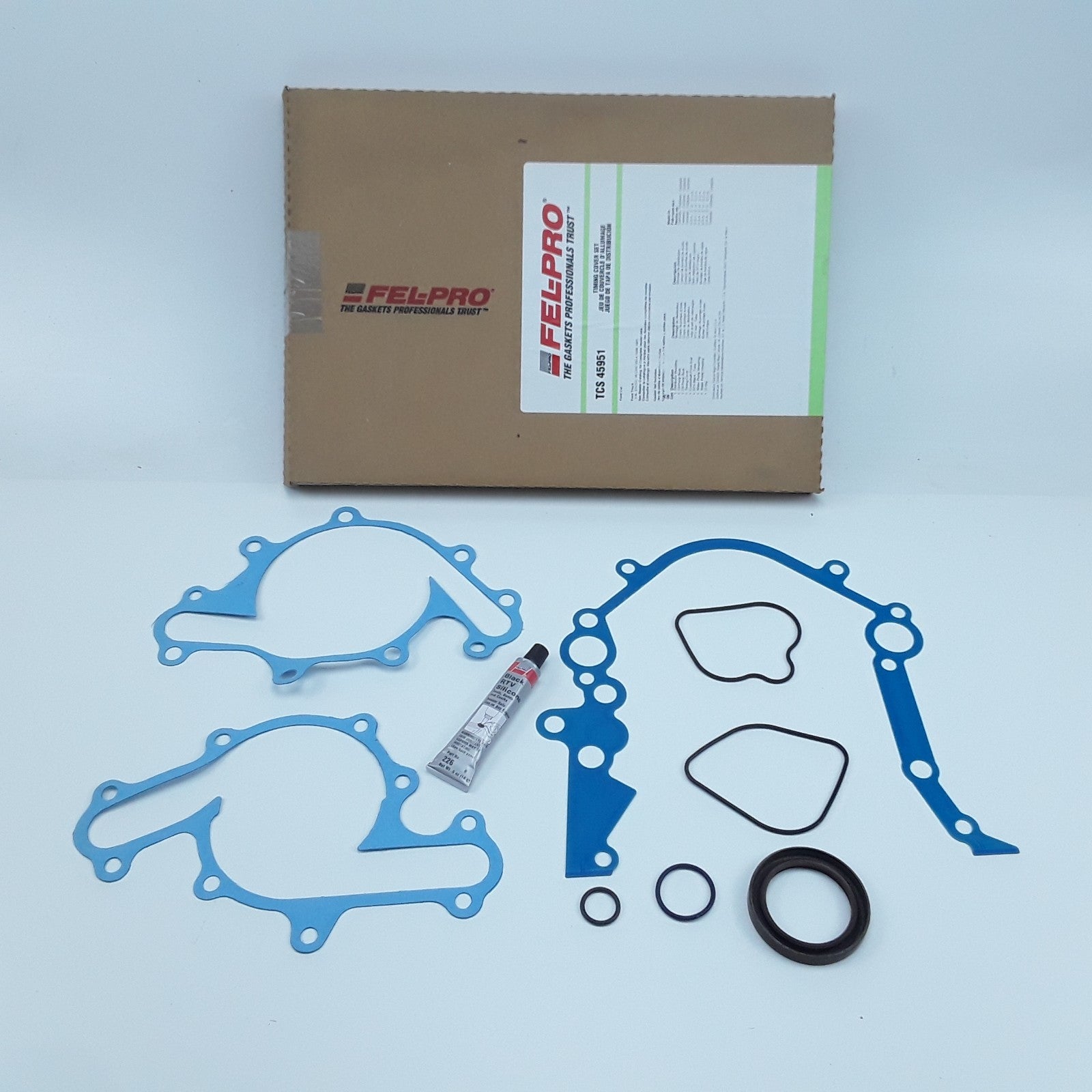 Engine Timing Cover Gasket Set Fits Ford Lincoln Mercury (1994 1995 1996-1998)