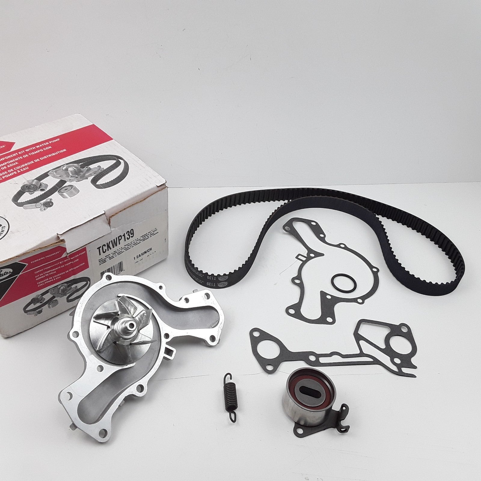 Engine Timing Belt Kit with Water Pump Fits Hyundai Dodge Plymouth (1987-2000)