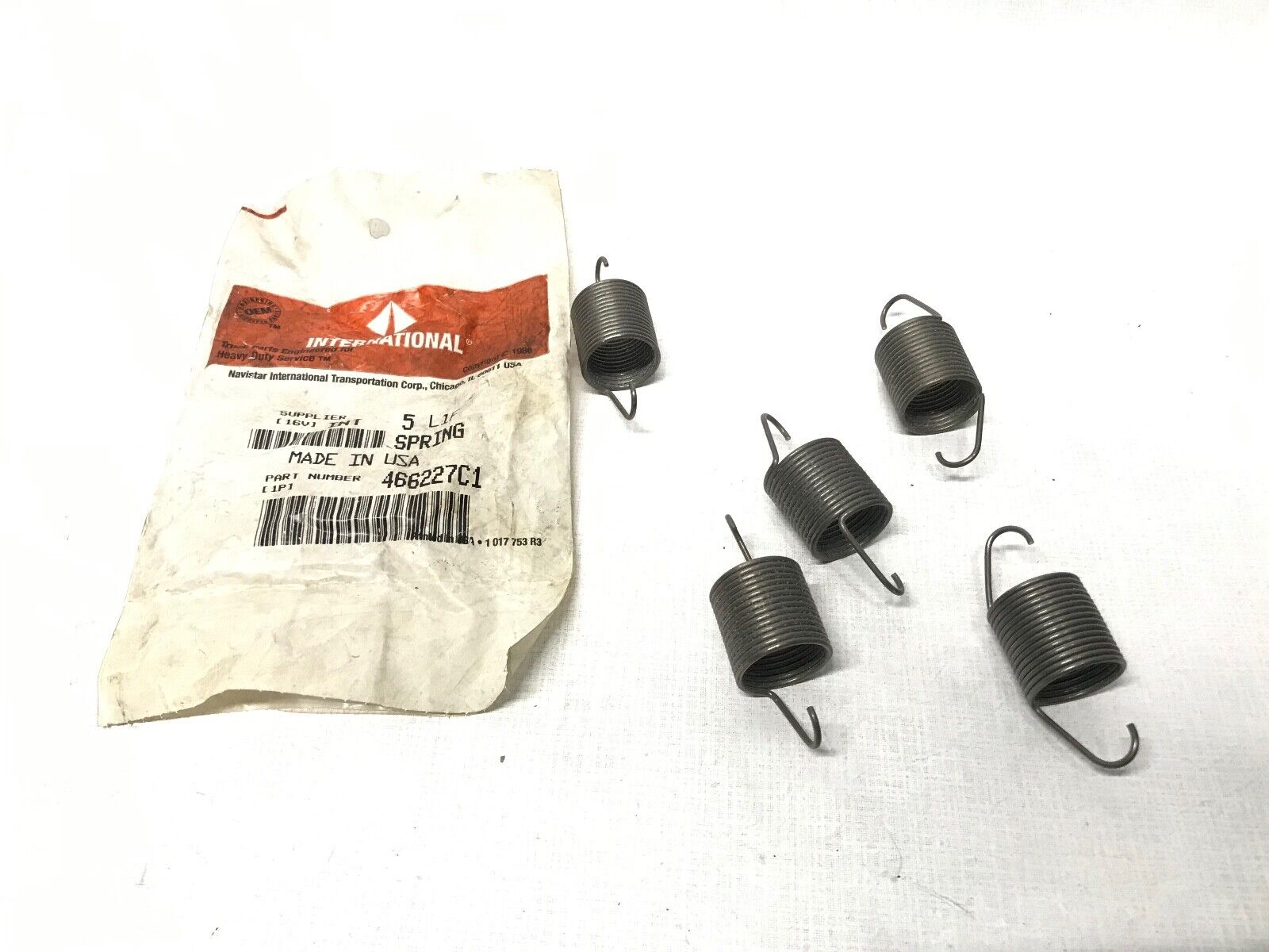 LOT OF 5 International Navistar Truck Return Spring 466227C1 - HotCarParts