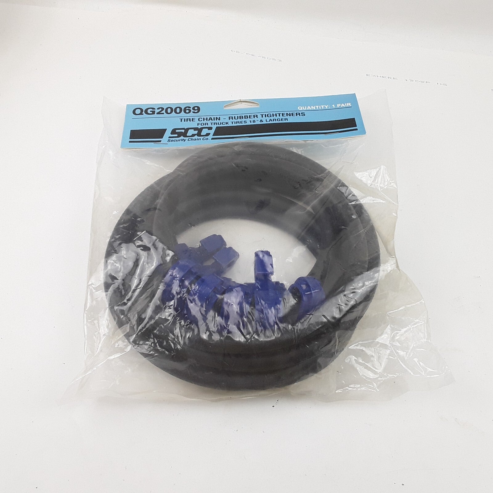 Security Chain QG20069 Rubber Tightener Truck Tire Chains 18" & Larger.