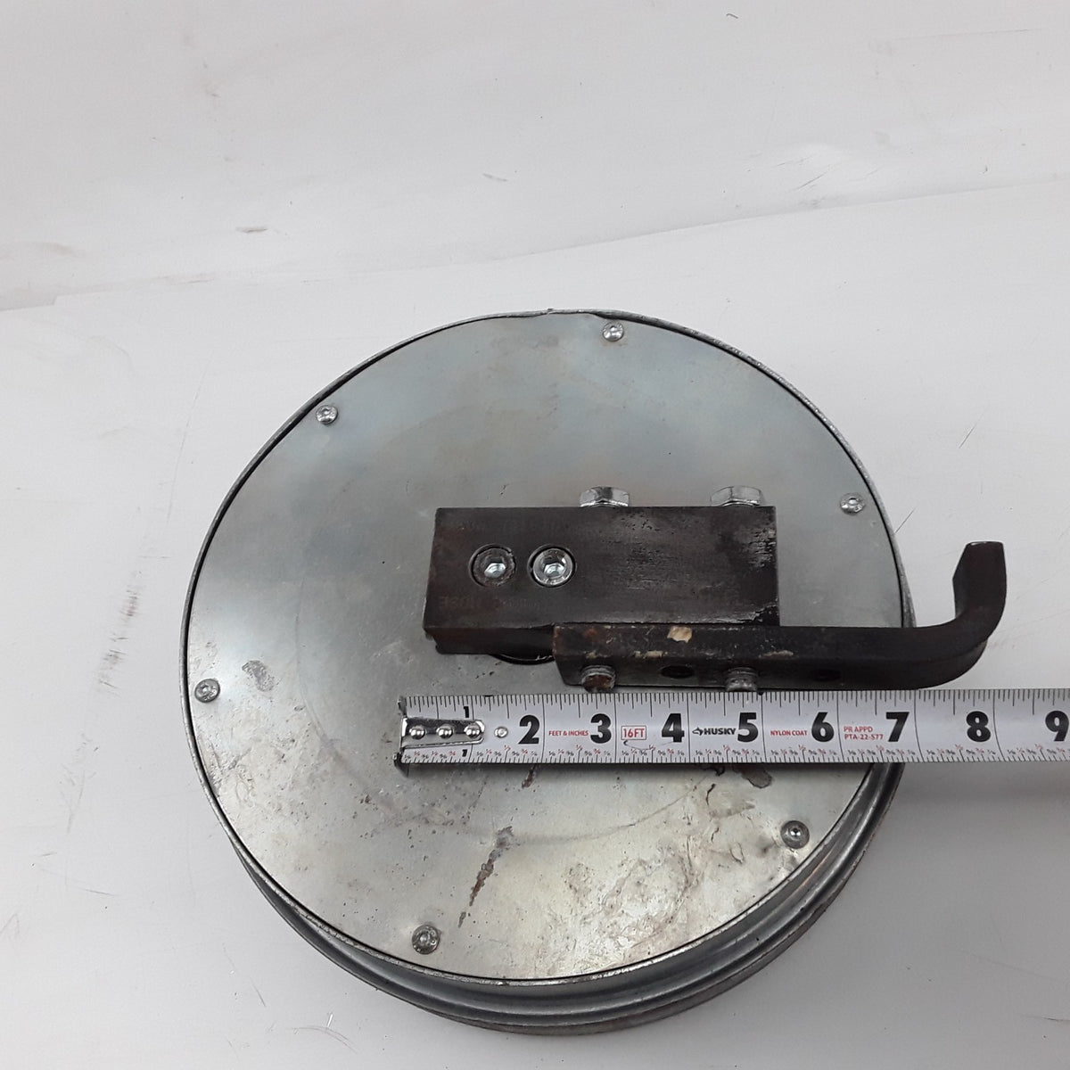 Right-Side Hydraulic Dual Hose Reel Assembly Heavy Duty For Forklifts Cranes