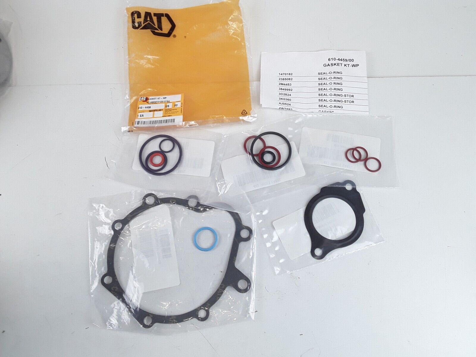 CAT 610-4459 WATER PUMP INSTALL KIT Fits Caterpillar - HotCarParts