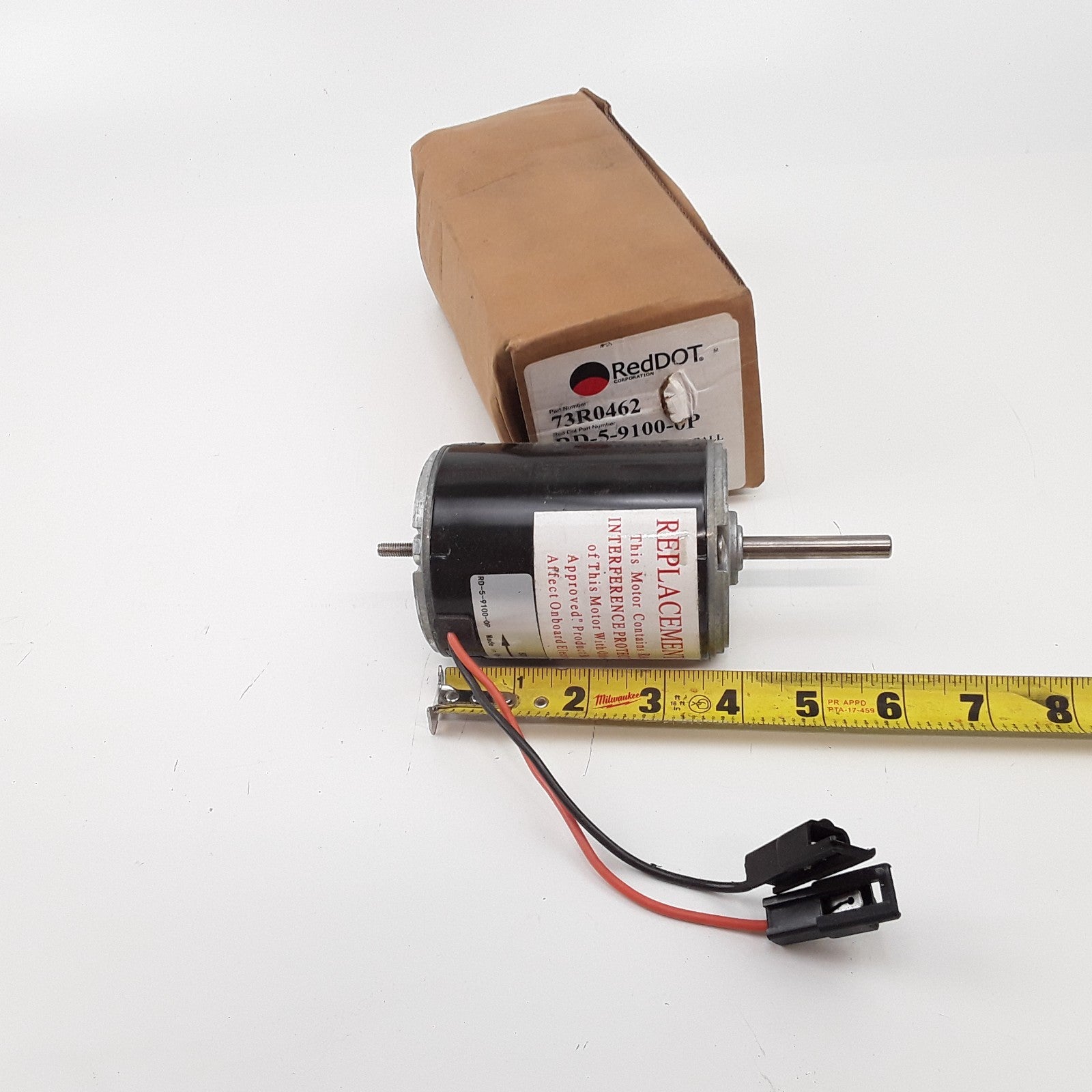 Red Dot 73R0462 Single Shaft Vented Blower Motor Fits Mack CM (1989 1990 1991)