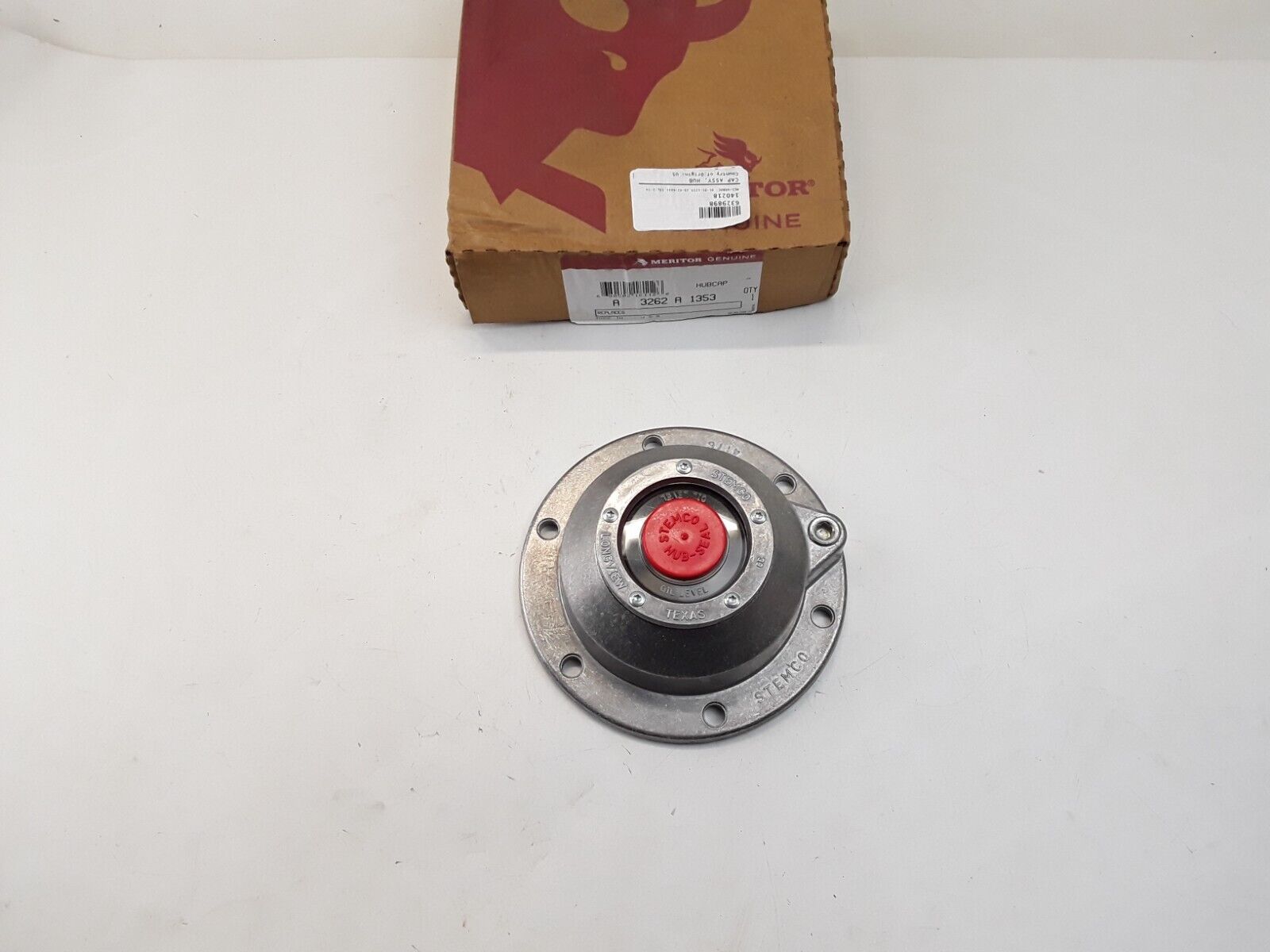 Meritor A3262A1353 Hubcap Front Steer Axle Hub Cap A-3262-A-1353 For Stemco 4176 - HotCarParts