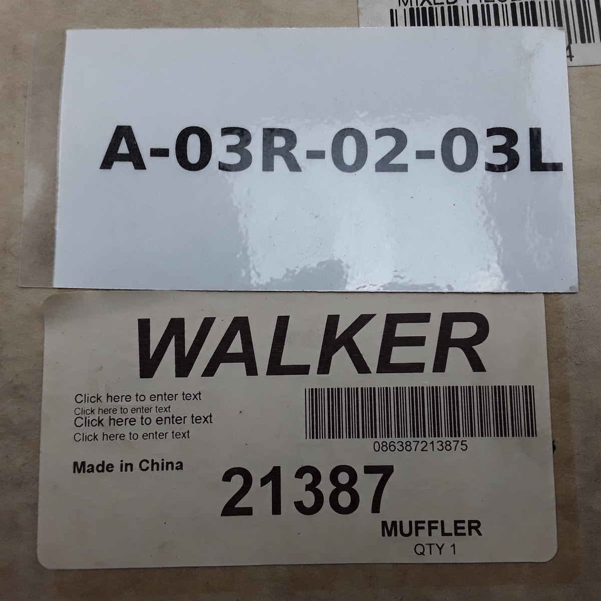 Walker 21387 Exhaust Muffler Fits Ford Taurus Mercury Sable 2000 2001 2002-2004