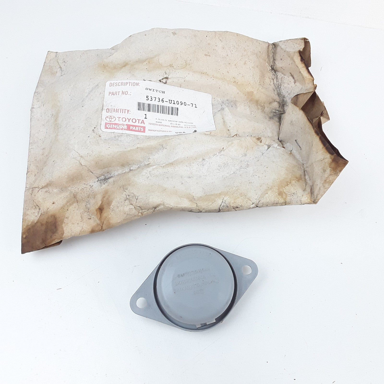 Toyota 53736-U1090-71 Seat Switch Assembly For Forklifts Various Models