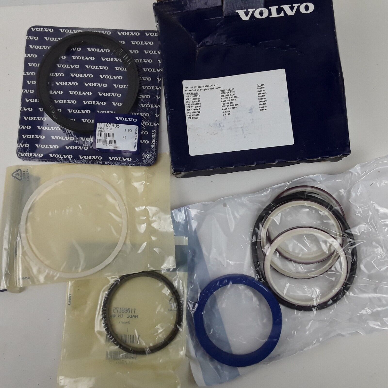 OEM VOLVO 15162235 Lift Cylinder Seal Kit For L60E L60F L60G L60H L70E L70F L70G