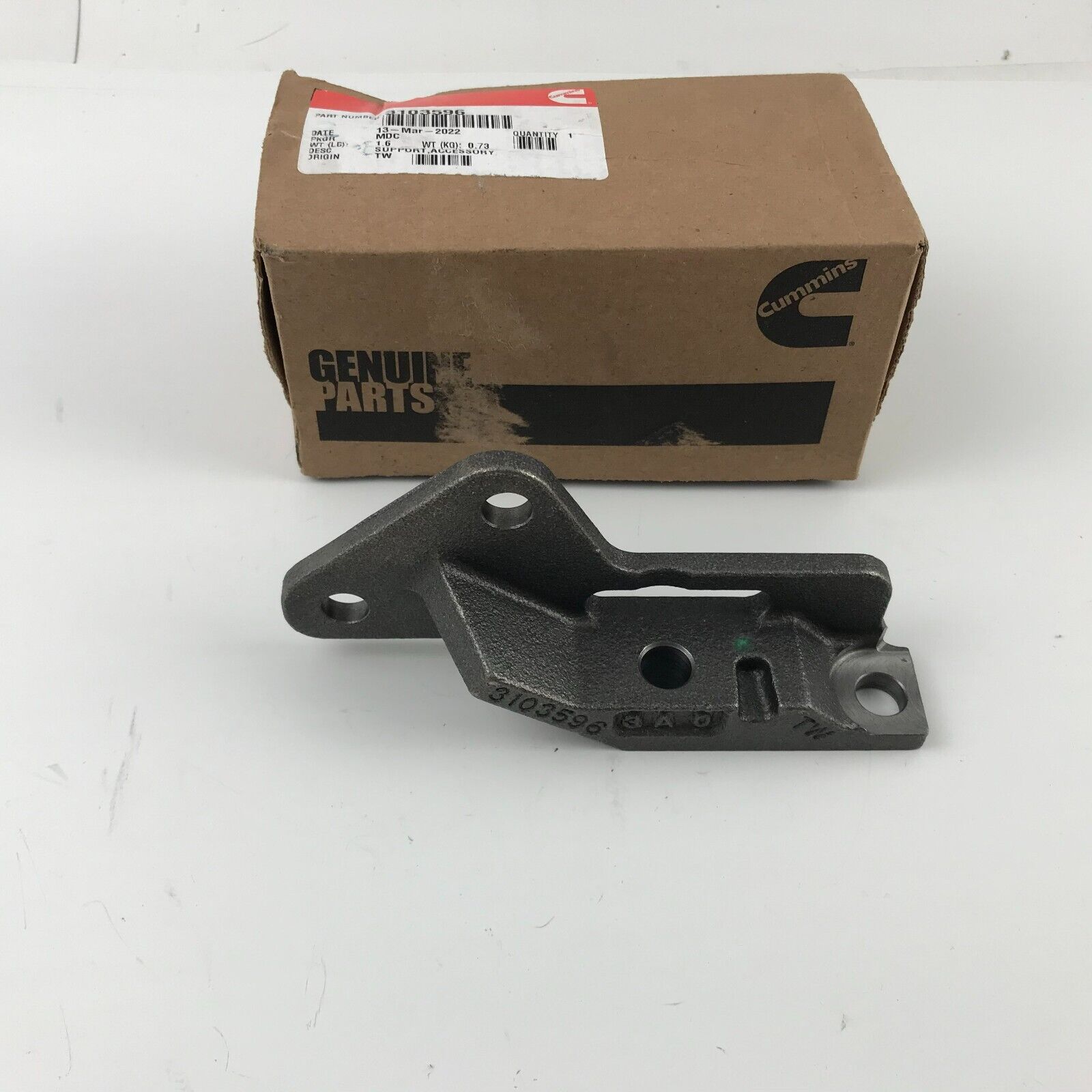 GENUINE OEM CUMMINS ISX15 FRONT ENGINE BRACKET SUPPORT 3103596 FAST SHIPPING - HotCarParts