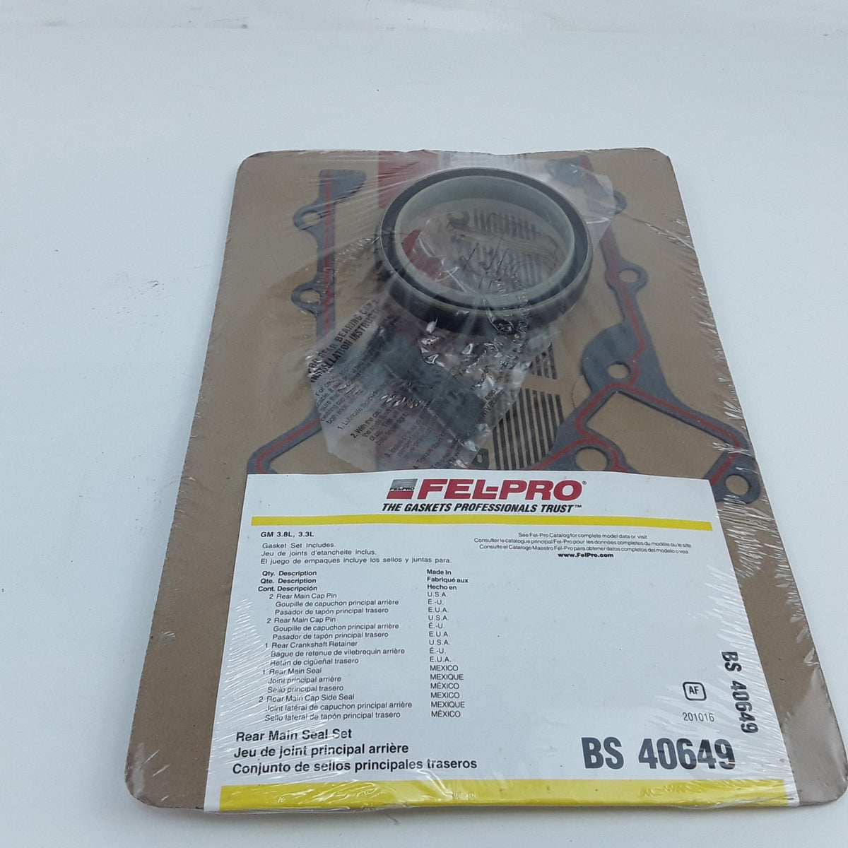 Engine Crankshaft Seal Kit Fits Buick Chevrolet Oldsmobile Pontiac 1990-2003