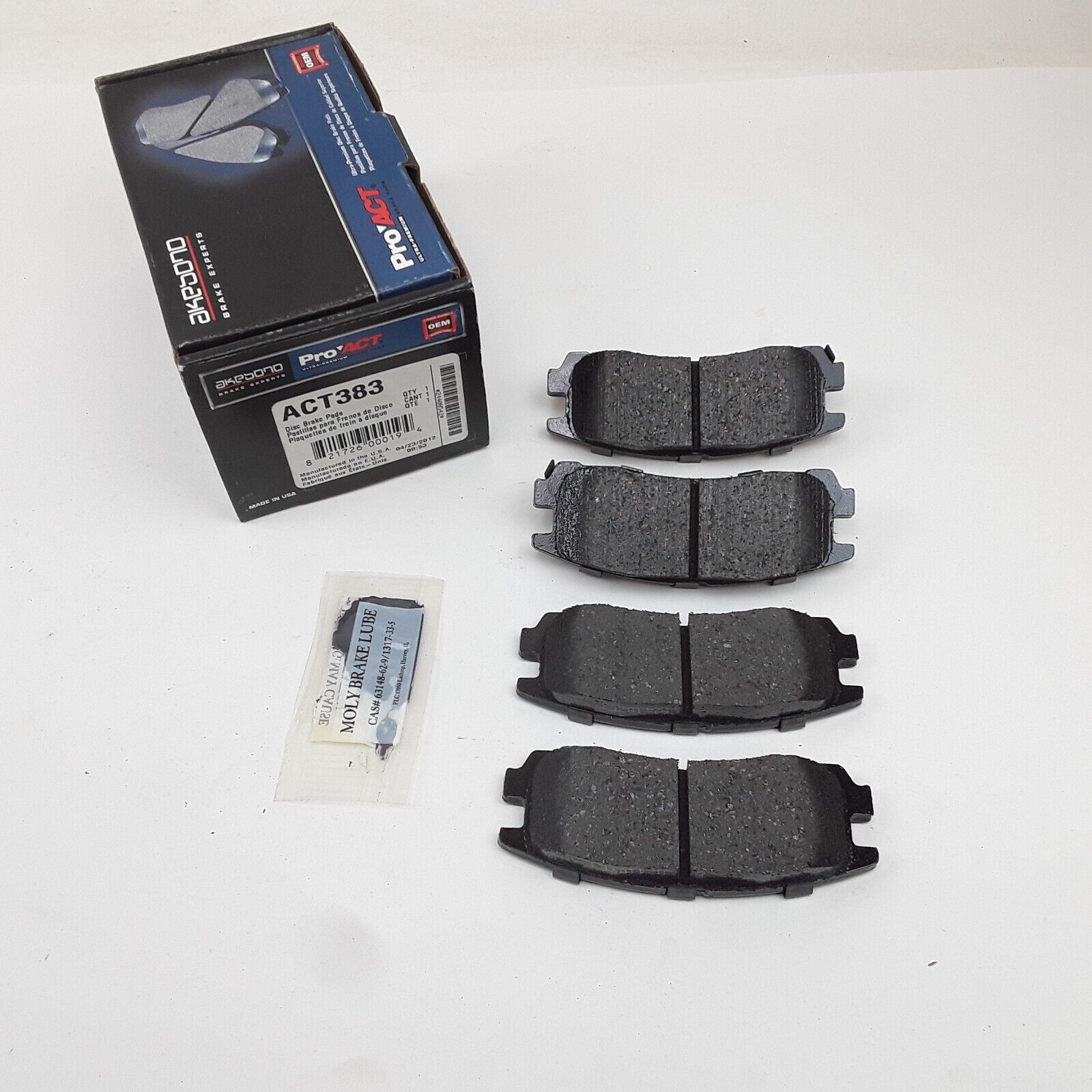 Rear Disc Brake Pad Set Fits Dodge Avenger,Chrysler Sebring,Dodge Stratus &More