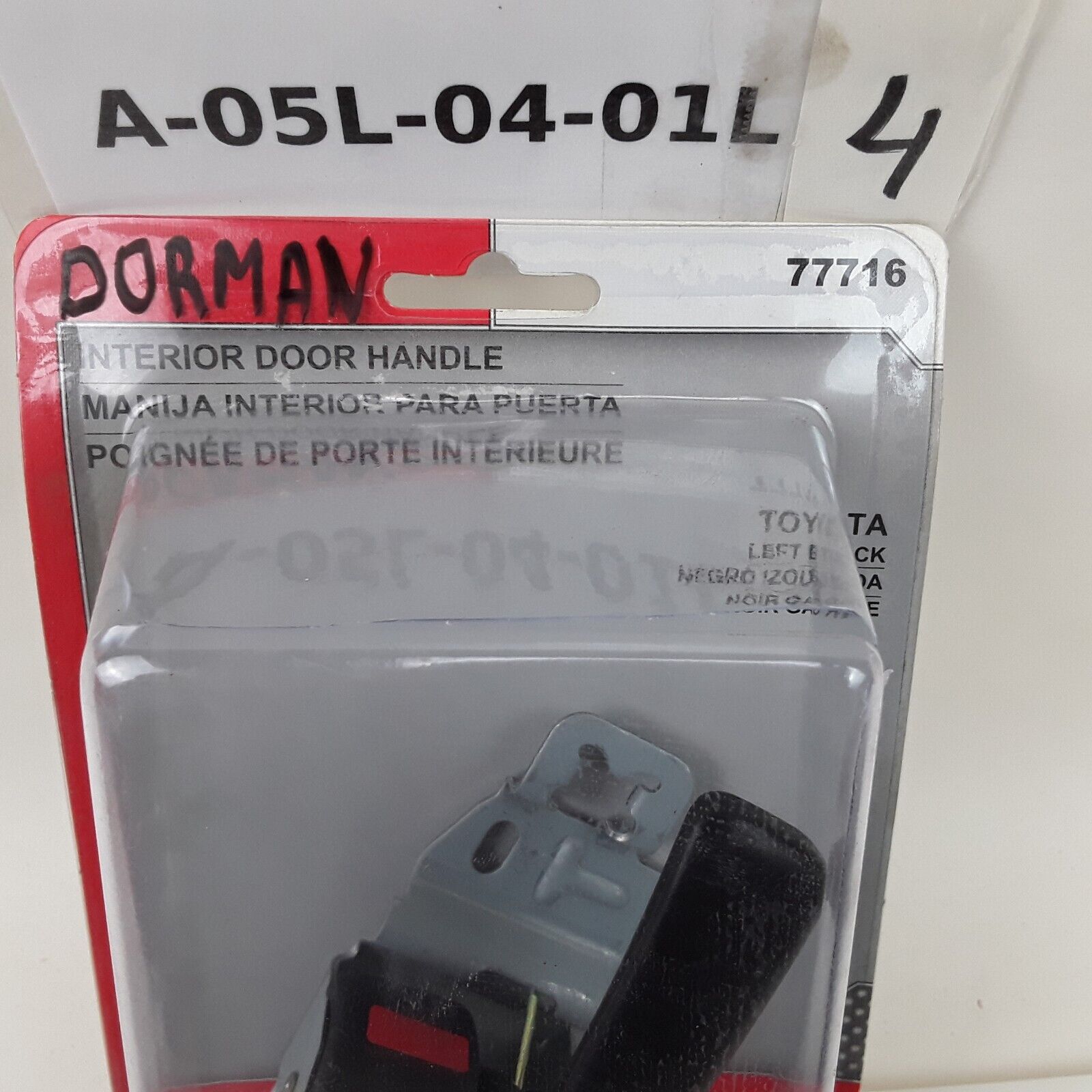 Dorman 77716 Front Rear Left Interior Door Handle Fits Toyota Camry (1992-1996)