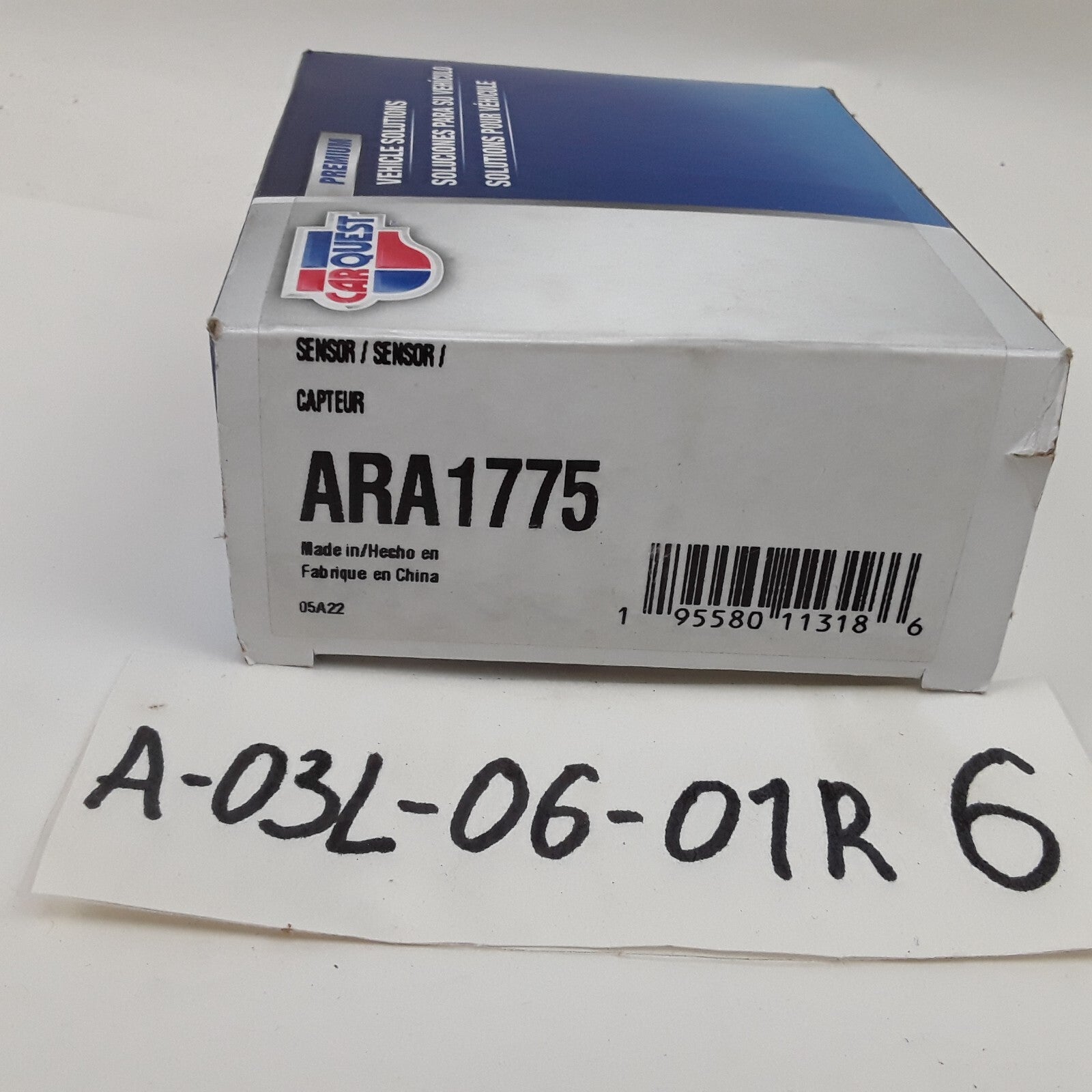 Carquest ARA1775 ABS Speed Sensor Fits Chevrolet Sonic 2012 2013 2014 2015-2020