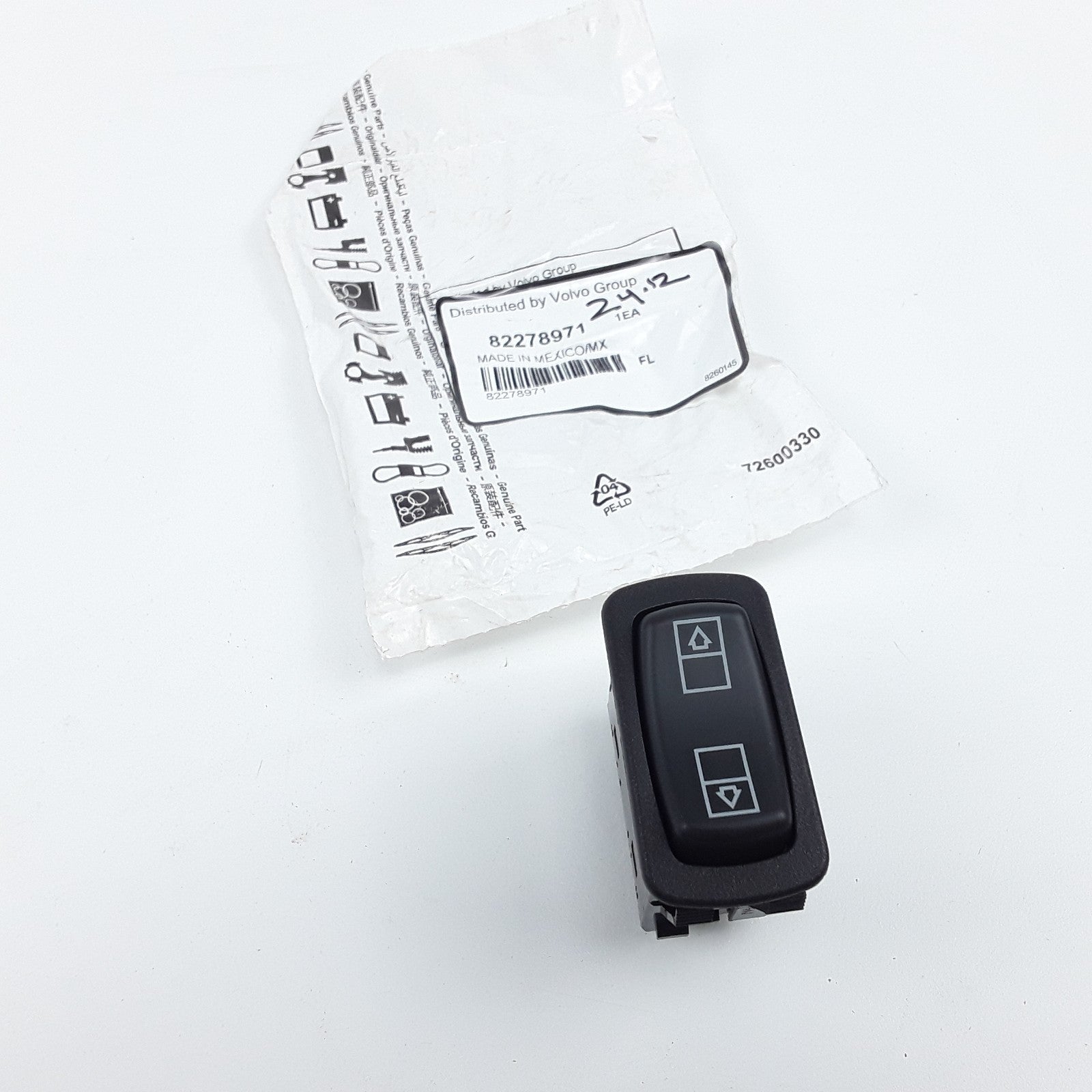 OEM Volvo 82278971 Window Lift Rocker Switch Replaces 1MR4341BM15 1MR4341M15