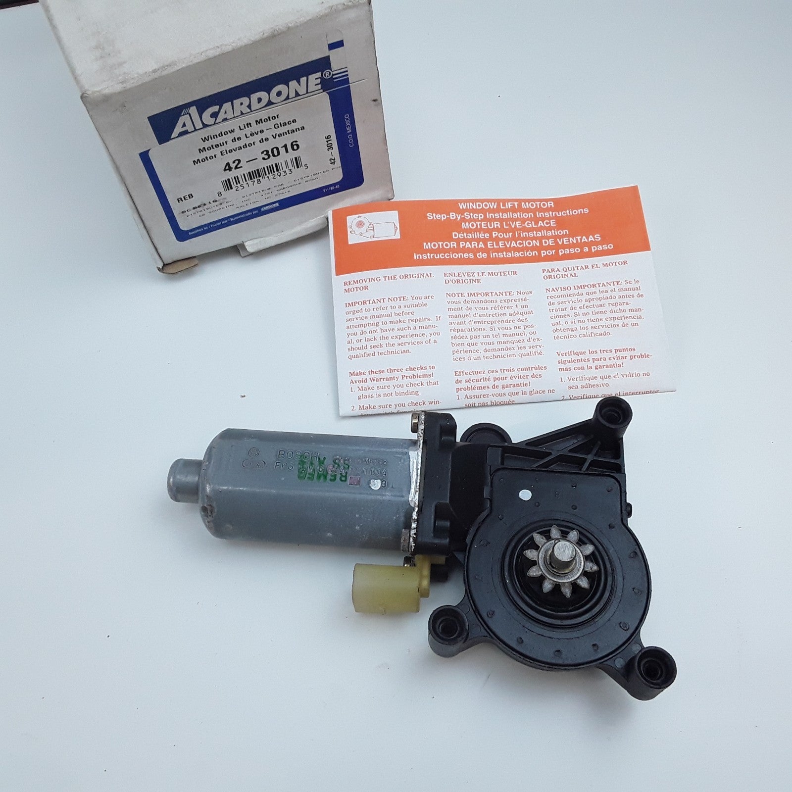 Cardone 42-3016 Front Left Power Window Motor Fits Mercury Cougar (1999-2002)