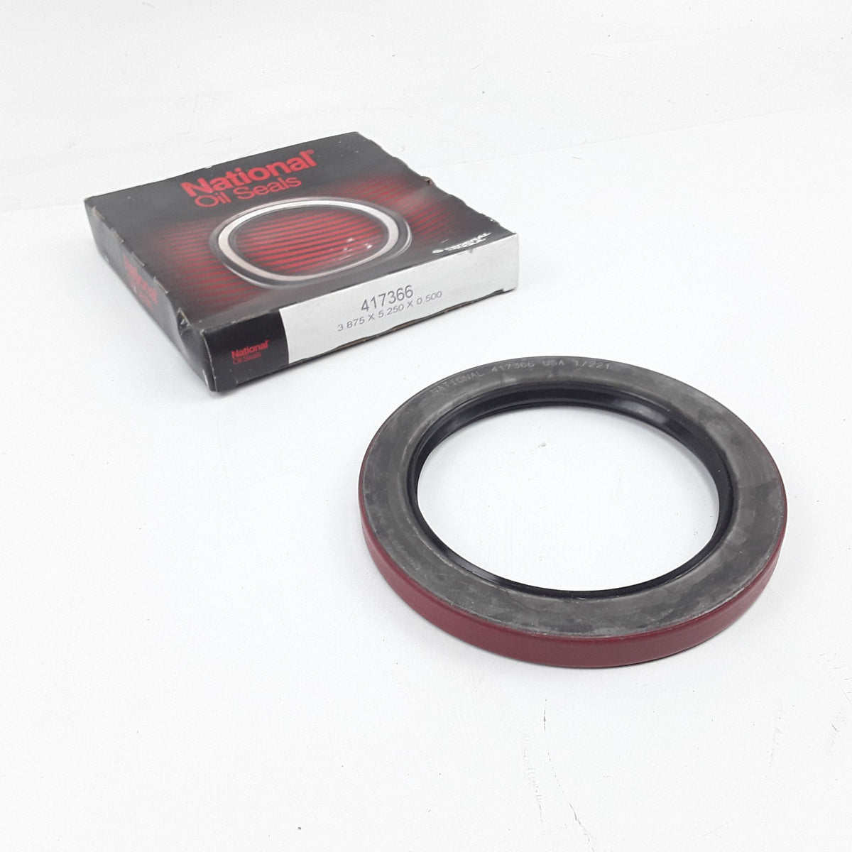 National Seals 417366 Industrial Multi-Purpose Oil Seal 3.875 x 5.250 x 0.500