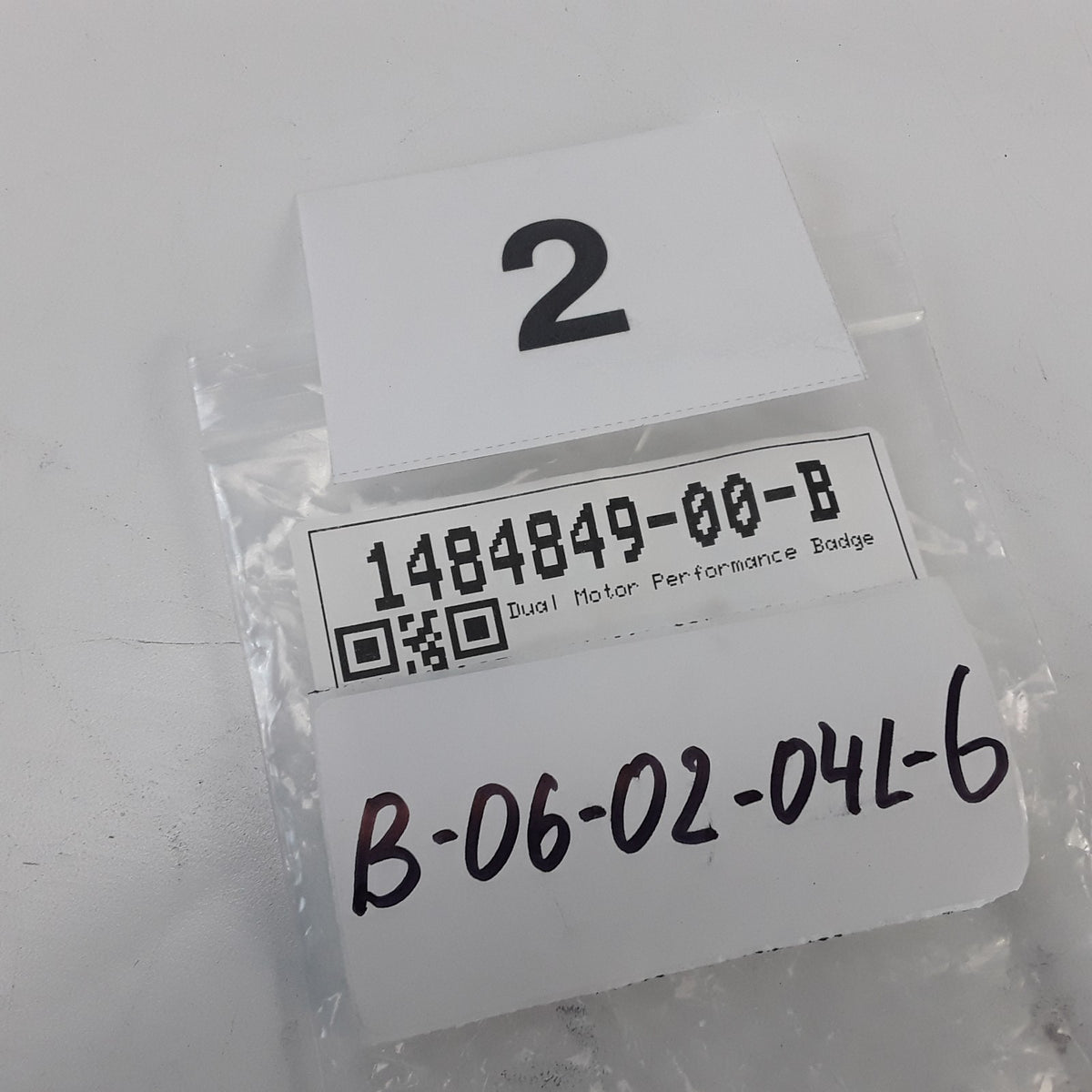 1484849-00-B Dual Motor Performance Emblem Badge For Tesla Model 3 S X Y OEM New