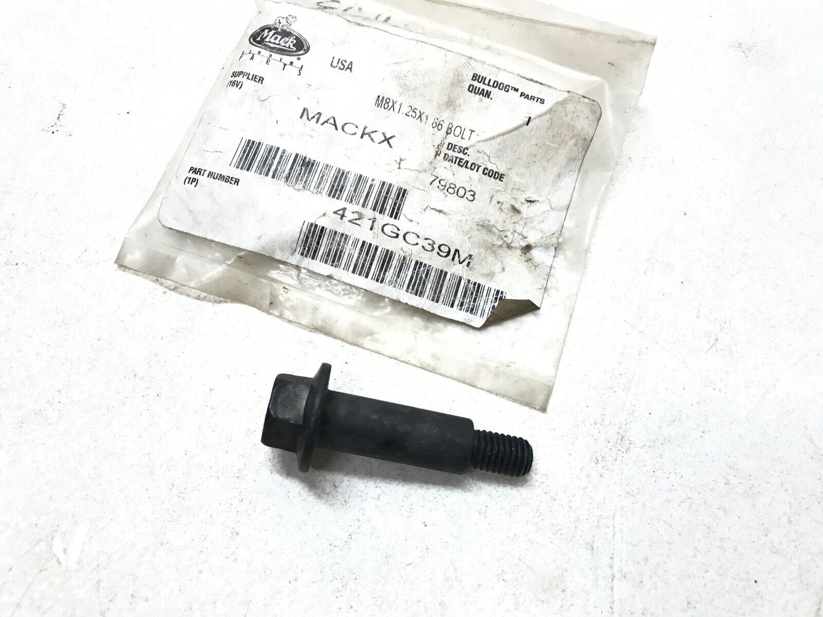 GENUINE MACK 421GC39M BOLT SHOULDER Screw 20706069 M8X1.25X1.66 - HotCarParts