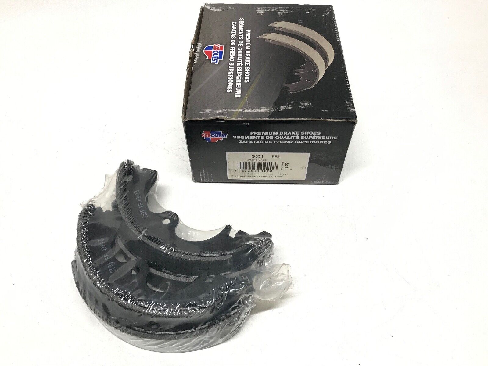 Drum Brake Shoe Rear CARQUEST S531 for Toyota Tercel FAST SHIPPING - HotCarParts
