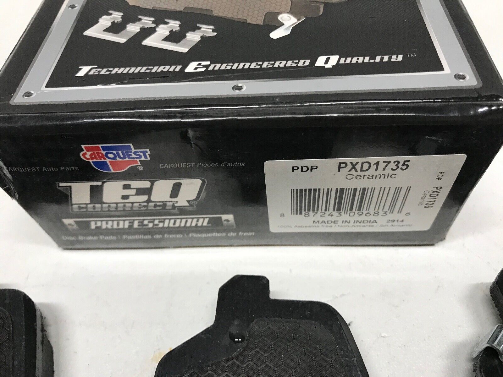 Disc Brake Pad Front CARQUEST PXD1735 for Kia Forte Koup 2014,15,16 Forte5 14,17 - HotCarParts