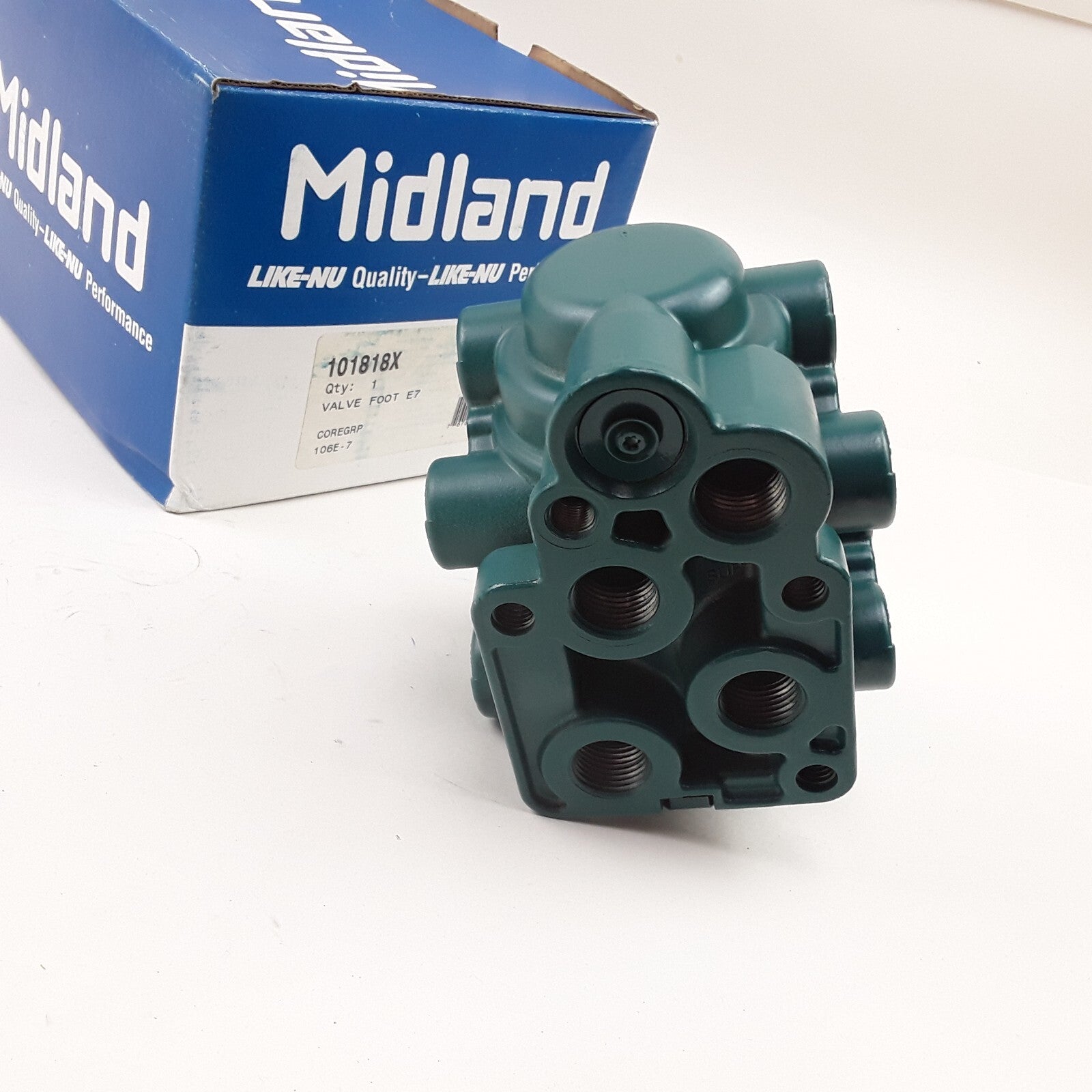 Haldex 101818X Reman Air Brake E7 Foot Control Valve Assembly Heavy Duty