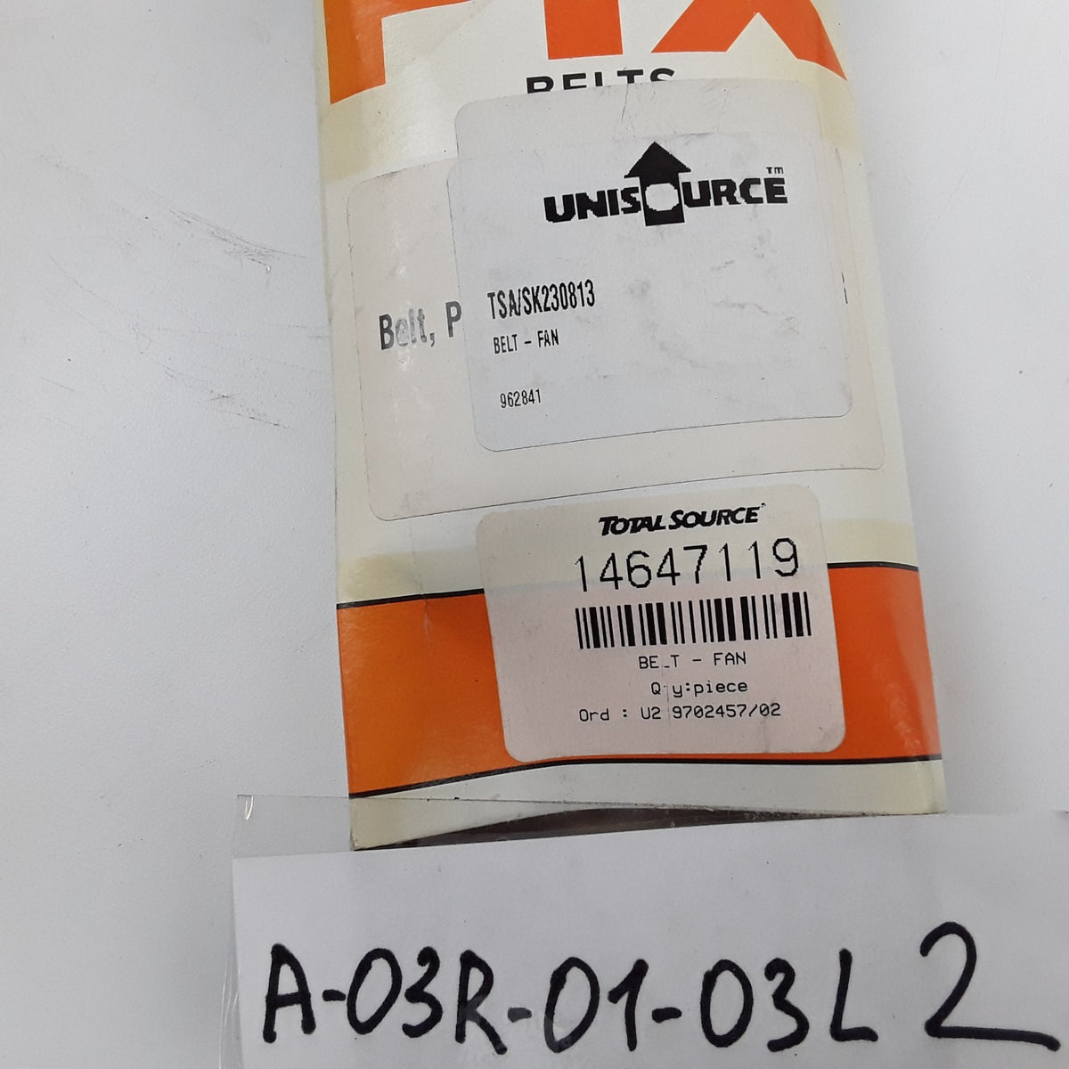 Pix-Thermal-xc P060268E ,14647119 Rubber Fan Belt EPDM 27.55" OC, 6R Forklift