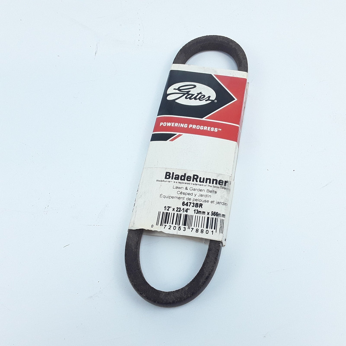 Gates 6473BR Belt 1/2" x 22-1/4" 13mm x 566mm For Lawn & Garden Equipment