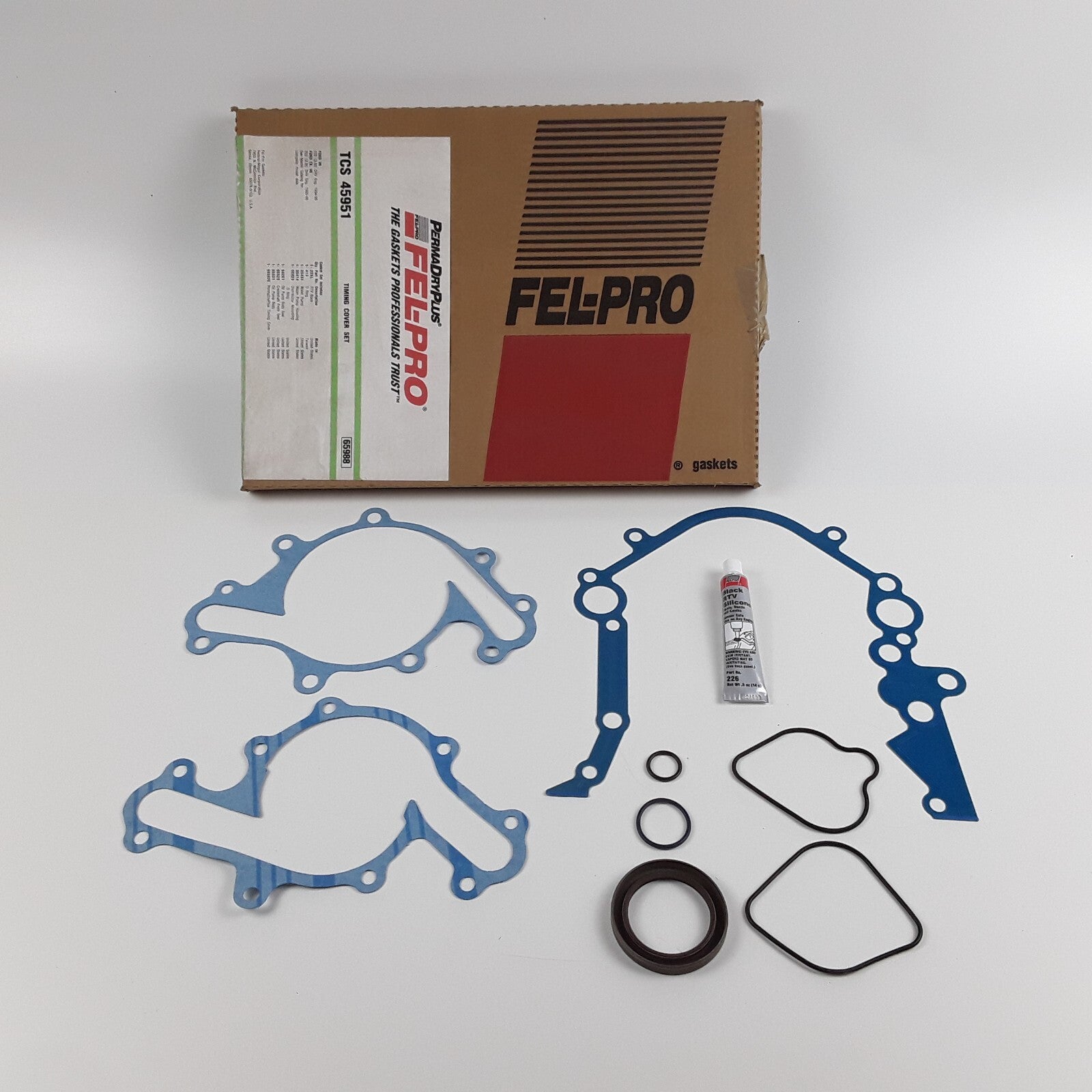 Engine Timing Cover Gasket Set Fits Ford Lincoln Mercury (1994 1995 1996-1999)