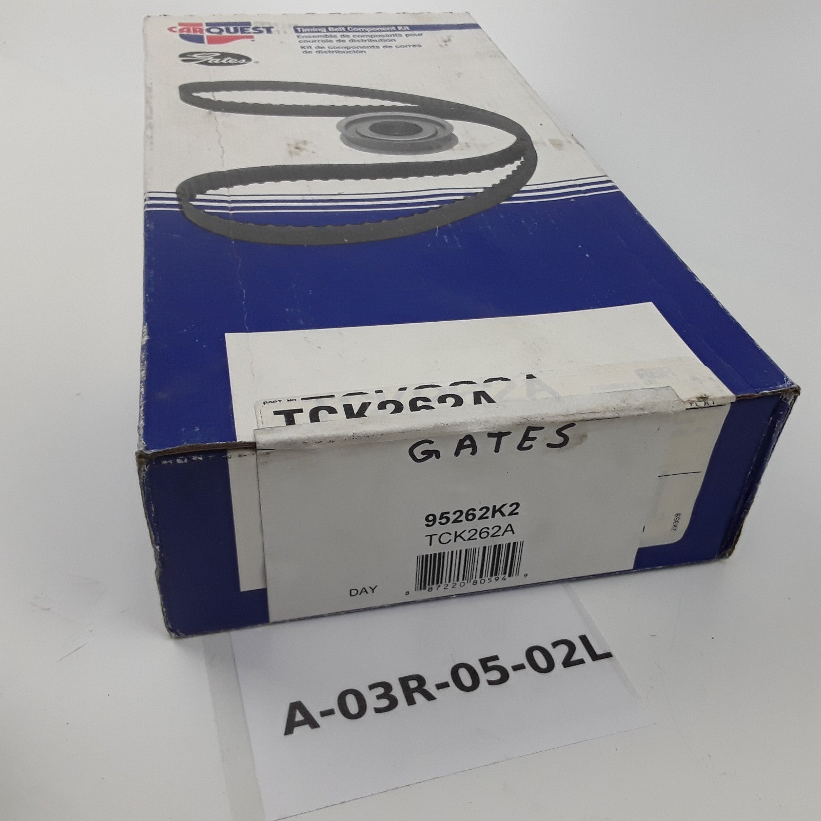 Gates TCK262A Engine Timing Belt Kit Fits Volkswagen Jetta Cabrio Golf 1996-2002