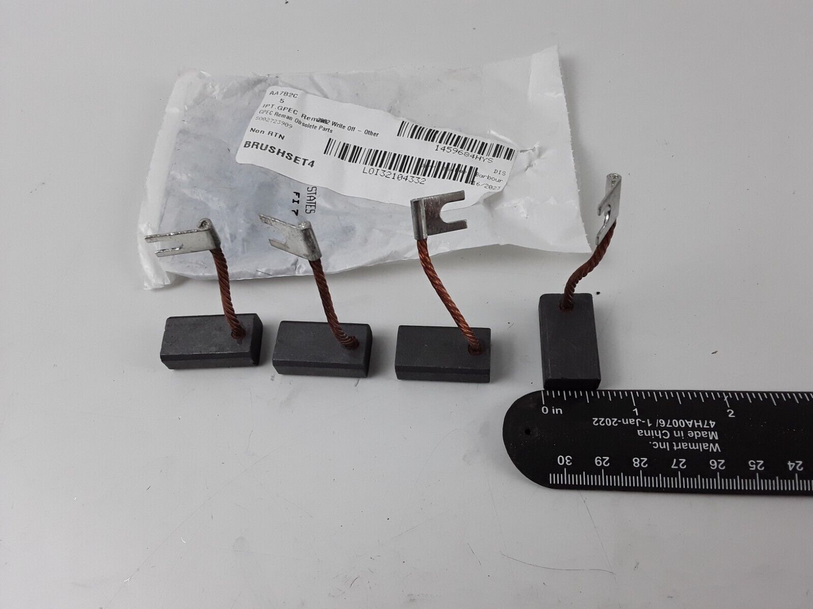 For HYSTER 1459684 Forklift 4 Piece Brush Set Kit 7FBCU15 18 20 25 30 32 Models - HotCarParts