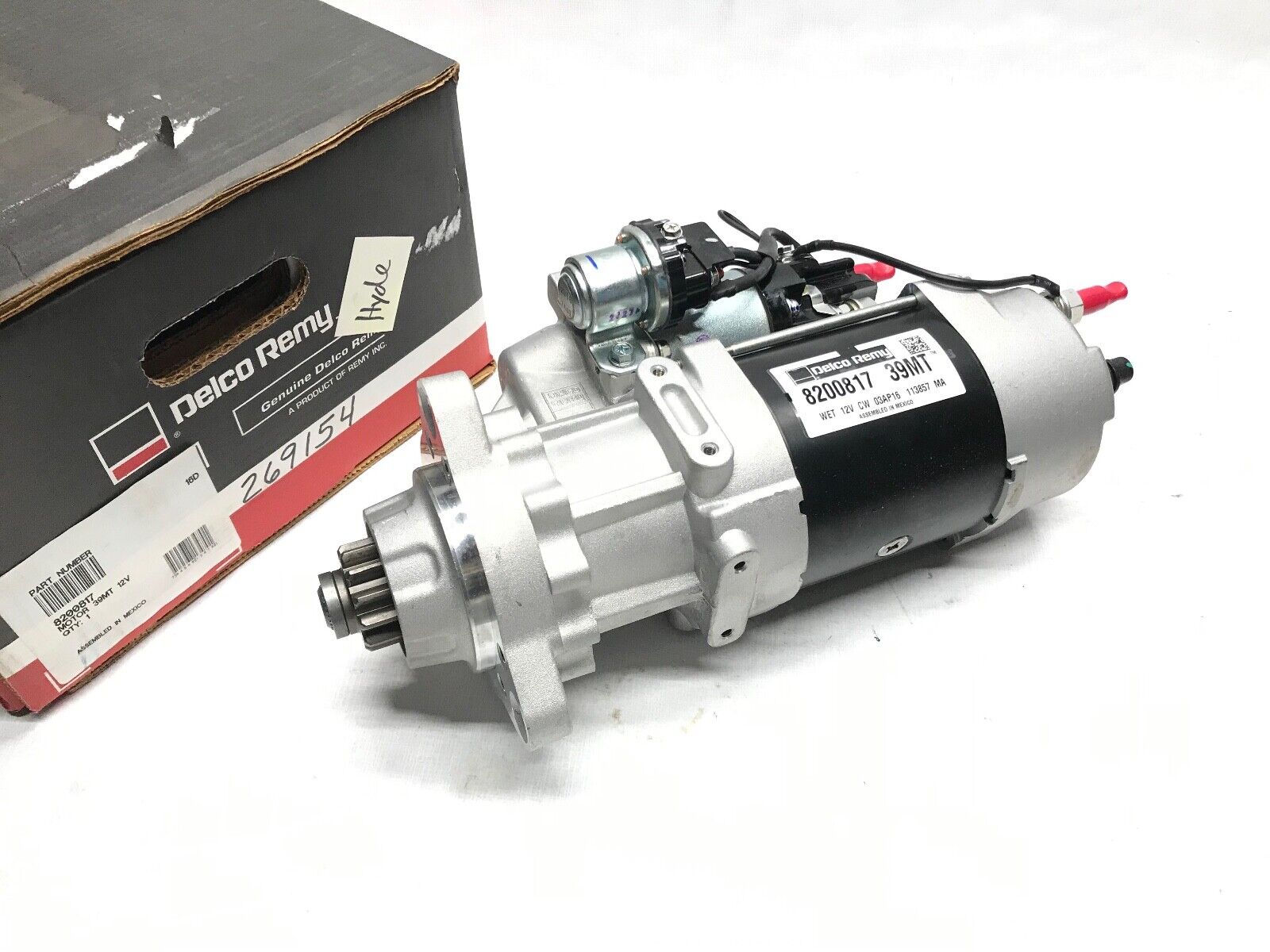 DELCO REMY New Starter MOTOR 39MT 12V 8200817 - HotCarParts