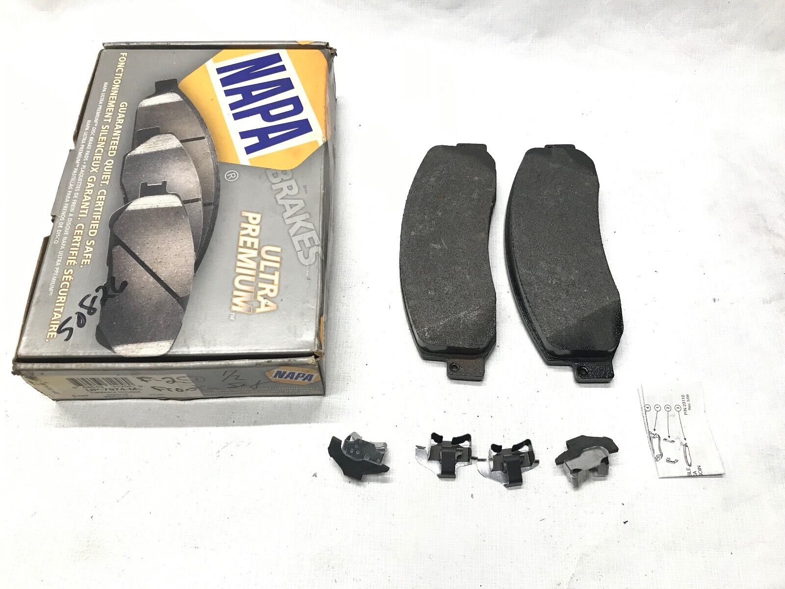 2 PCS LIKE ON PHOTO Disc Brake Pad Set Front NAPA BRAKE PADS & SHOES-UP UP7974M - HotCarParts