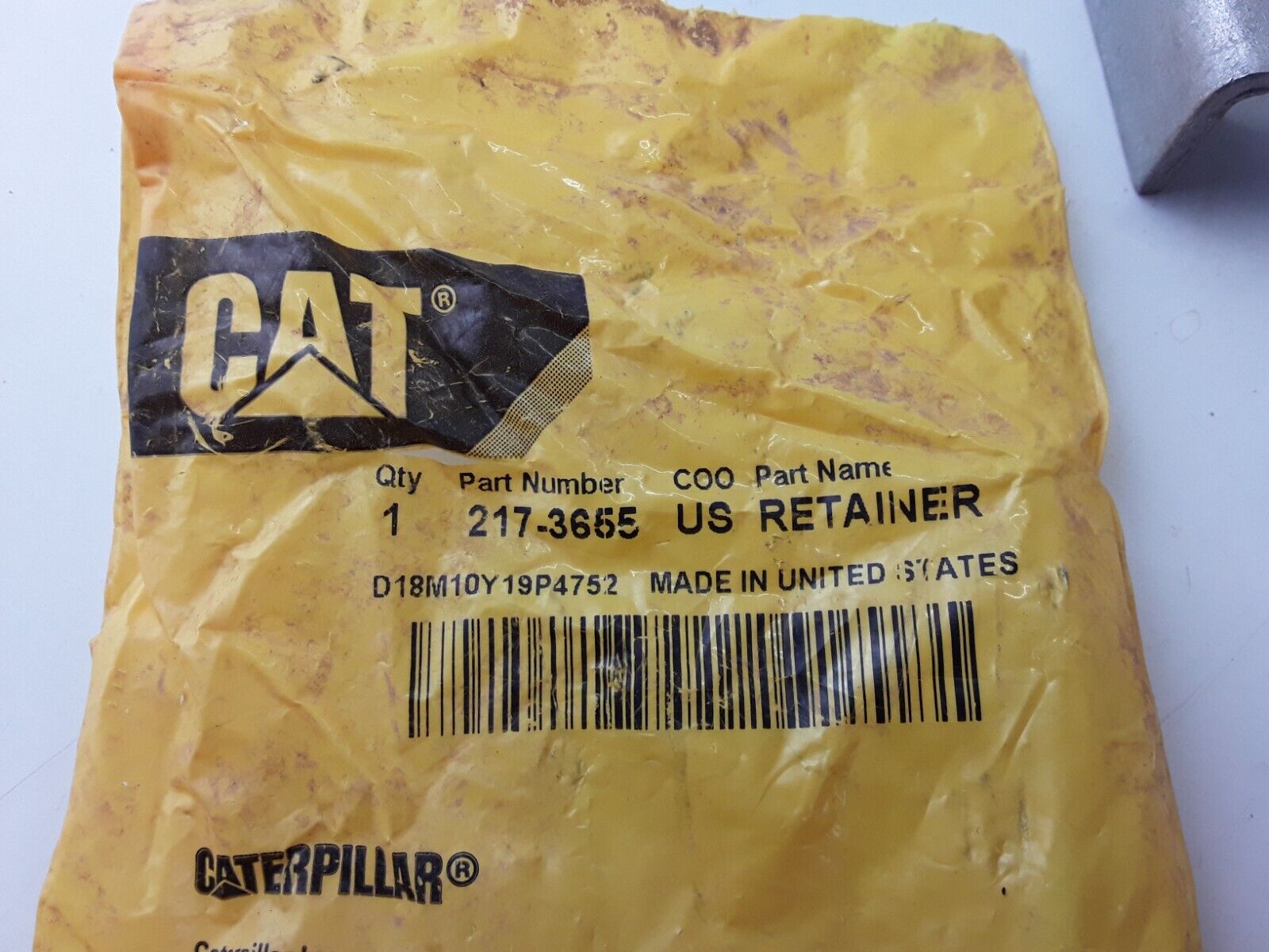 CAT 217-3655 50MM LONG FORMED STEEL RETAINER FITS CATERPILLAR - HotCarParts