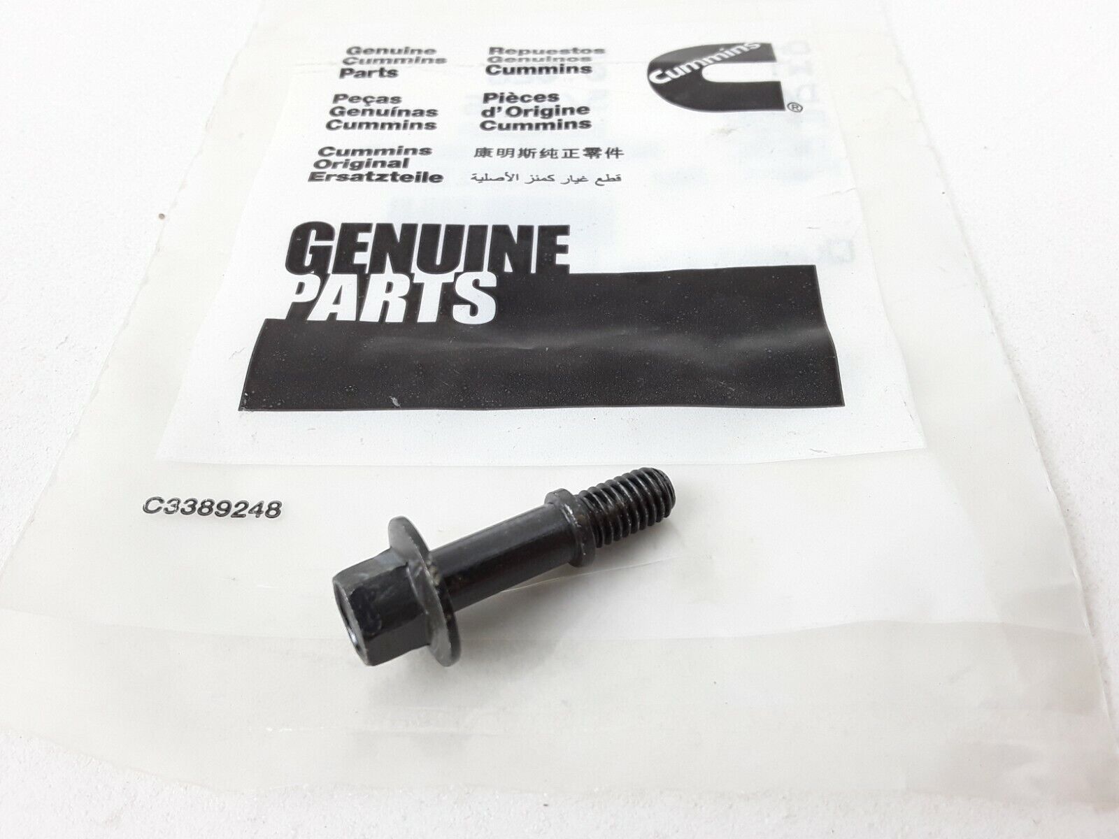 New OEM Genuine Cummins SCREW,SDR ISOLATOR CAP 3683919 FAST FREE SHIPPING - HotCarParts