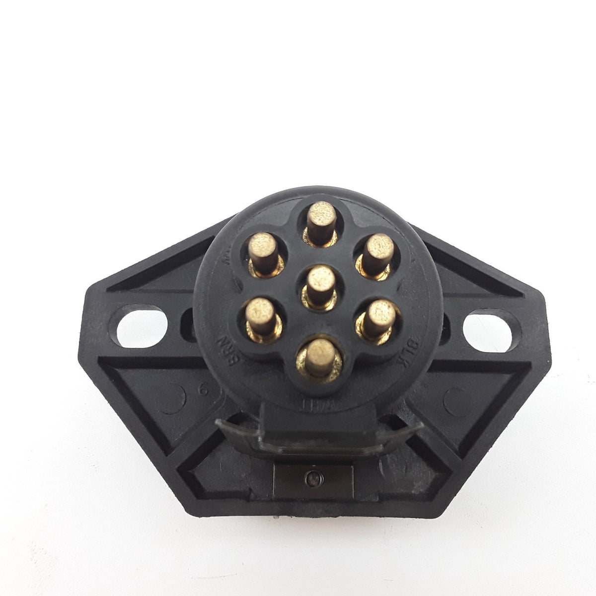 16-726 Phillips 7-Way Havy Duty STA-DRY 2-Hole Bullet w/locking clip Socket