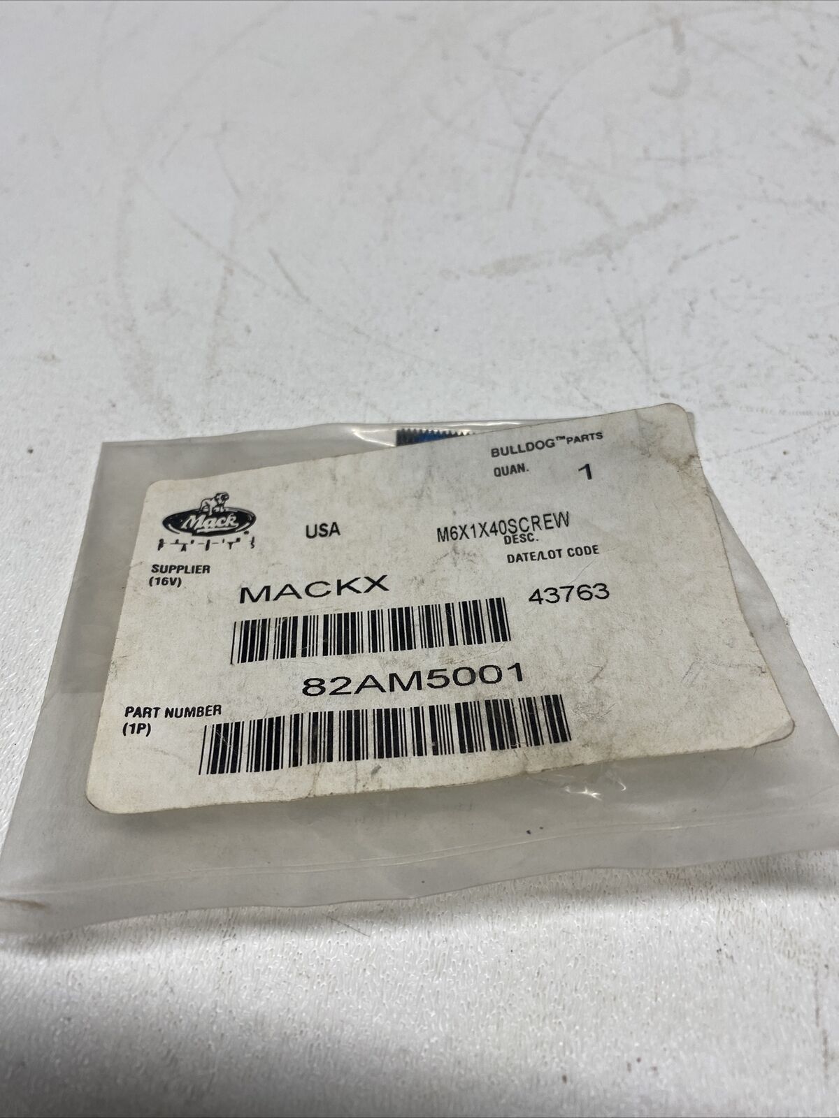 GENUINE MACK OEM 25162664 SCREW - 82AM5001 Six Point Socket Screw - HotCarParts