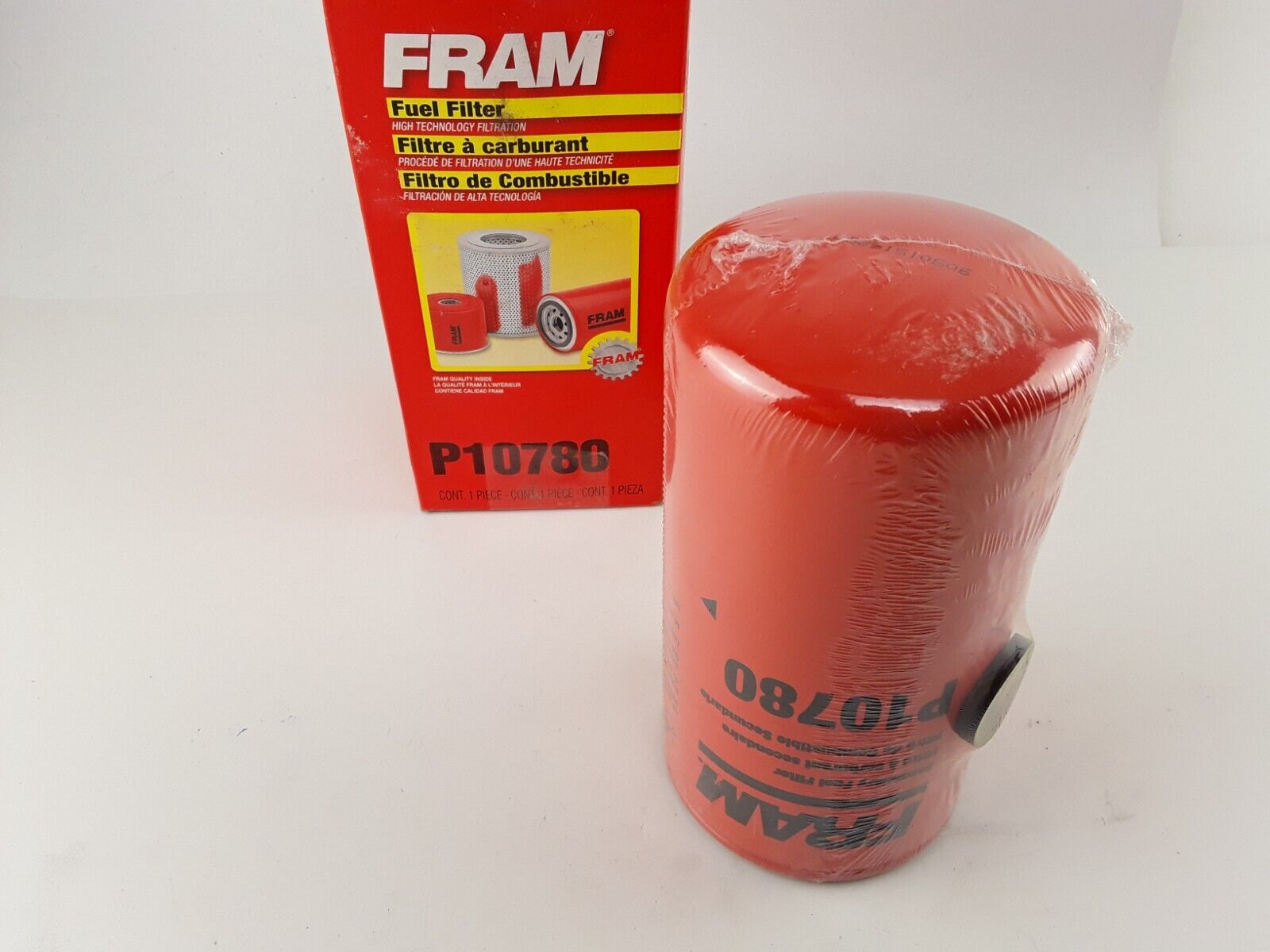 Fram P10780 HD Spin-On Fuel Filter Fast Free Shipping - HotCarParts