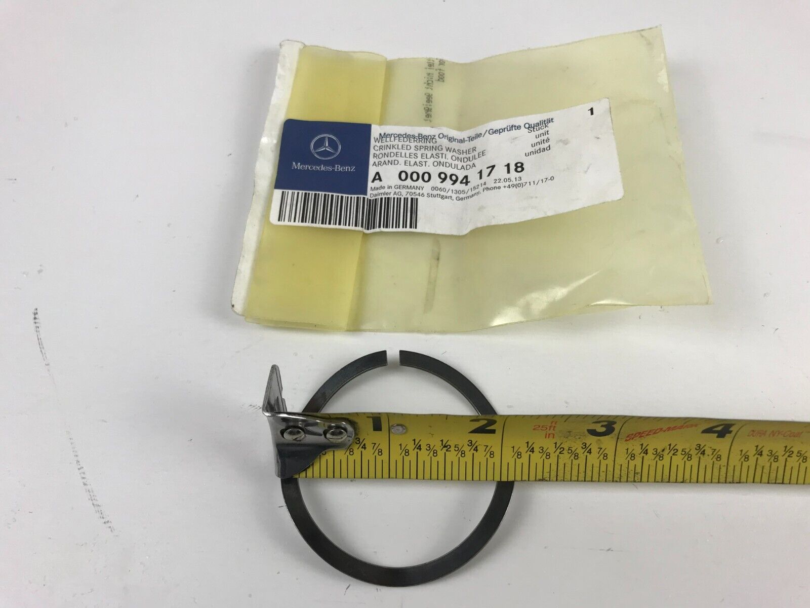 Mercedes- Benz Spring Washer Crinkle Seal A0009941718 SK279 DS297 B3 FAST SHIPP - HotCarParts