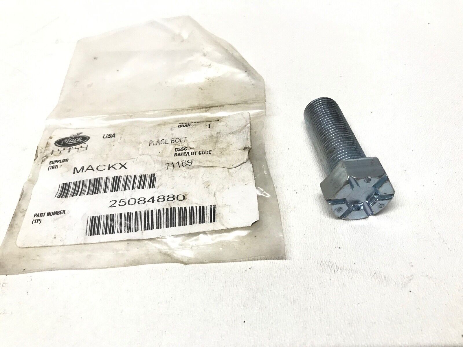 GENUINE MACK OEM 25084880 SCREW MACH - 3AX1372 PLACE BOLT Hexagon Screw - HotCarParts